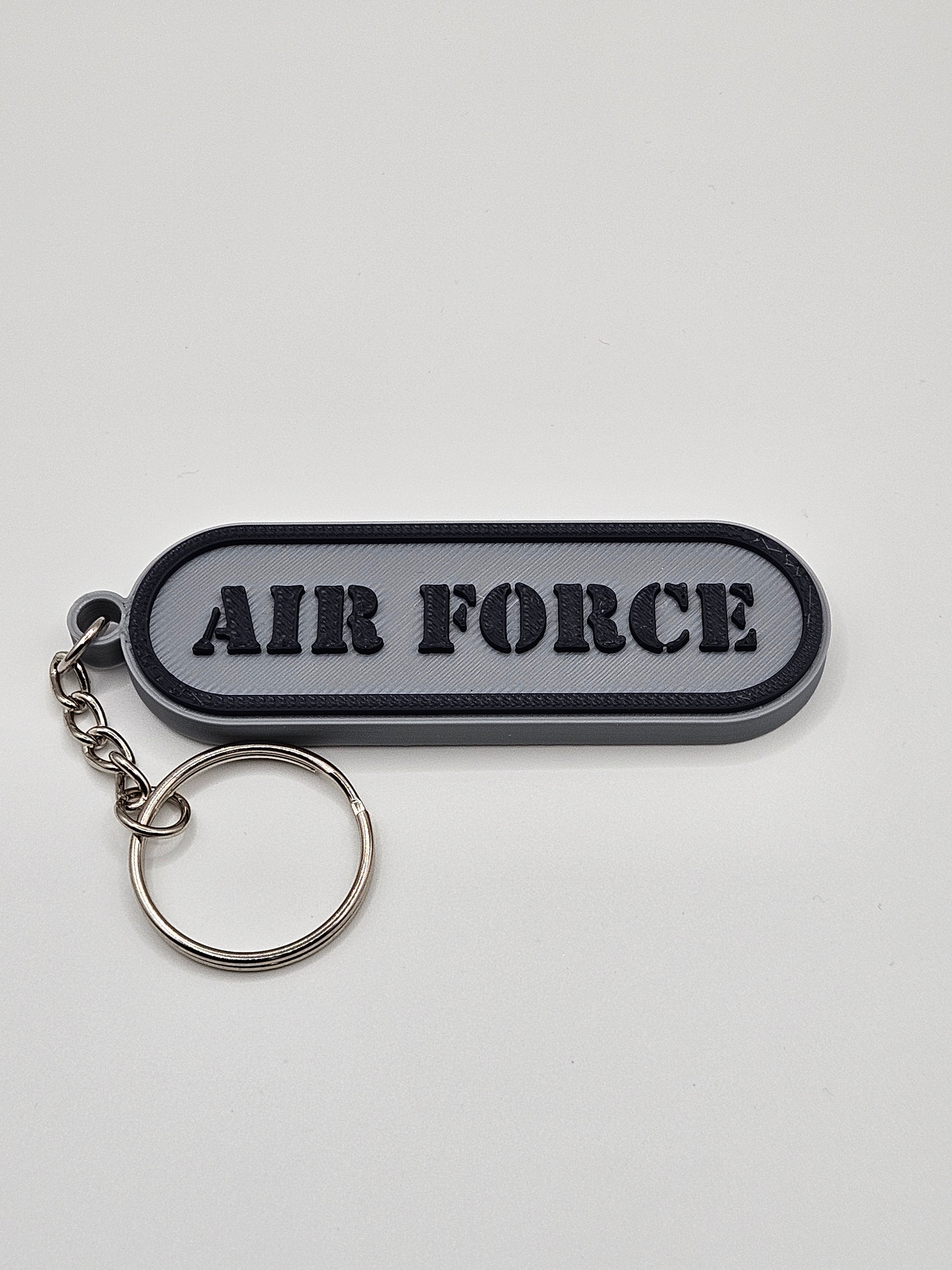 Military Branch Keychain – 3D Printed Accessory