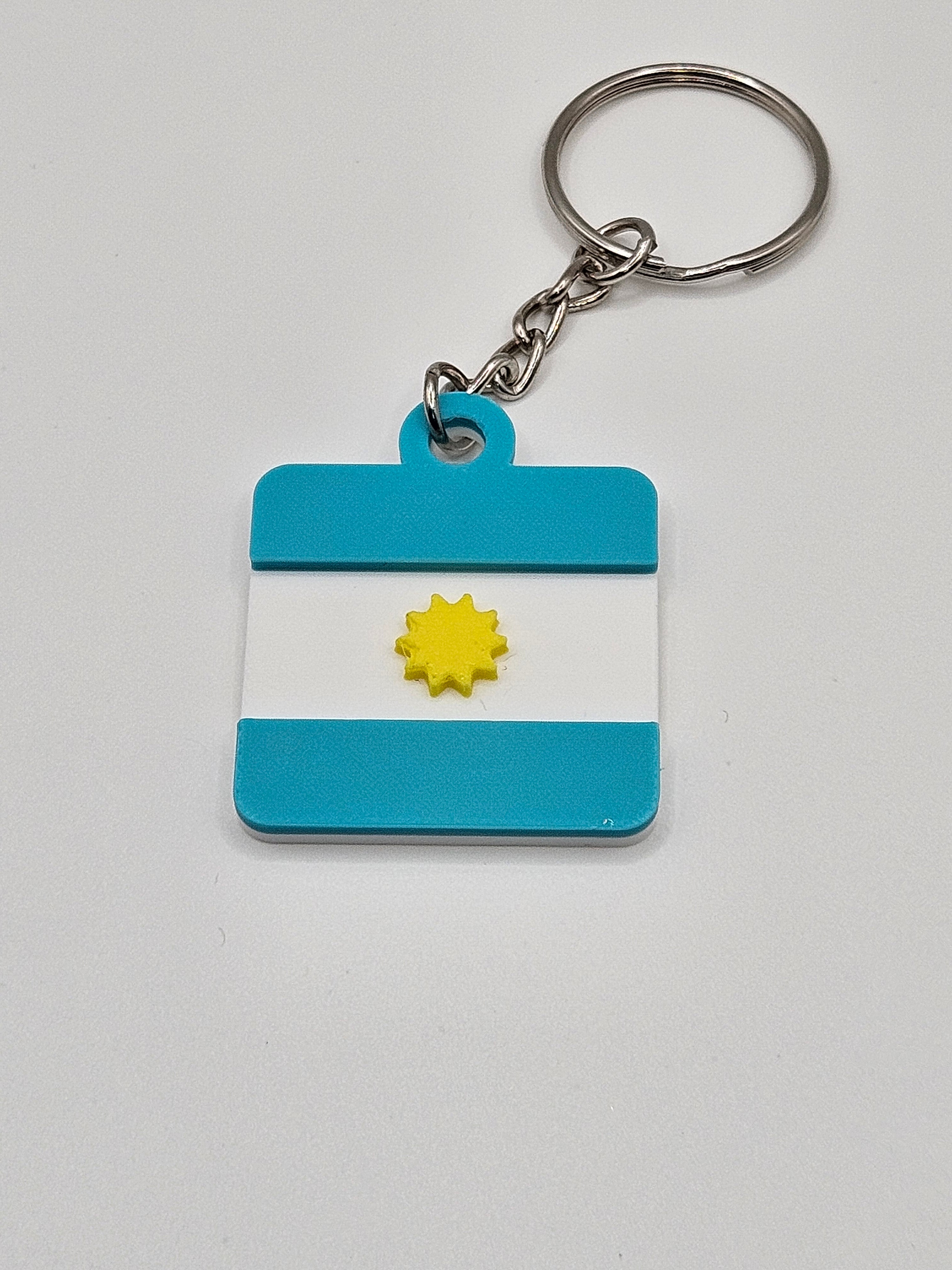 Country Flag Keychain – 3D Printed Accessory