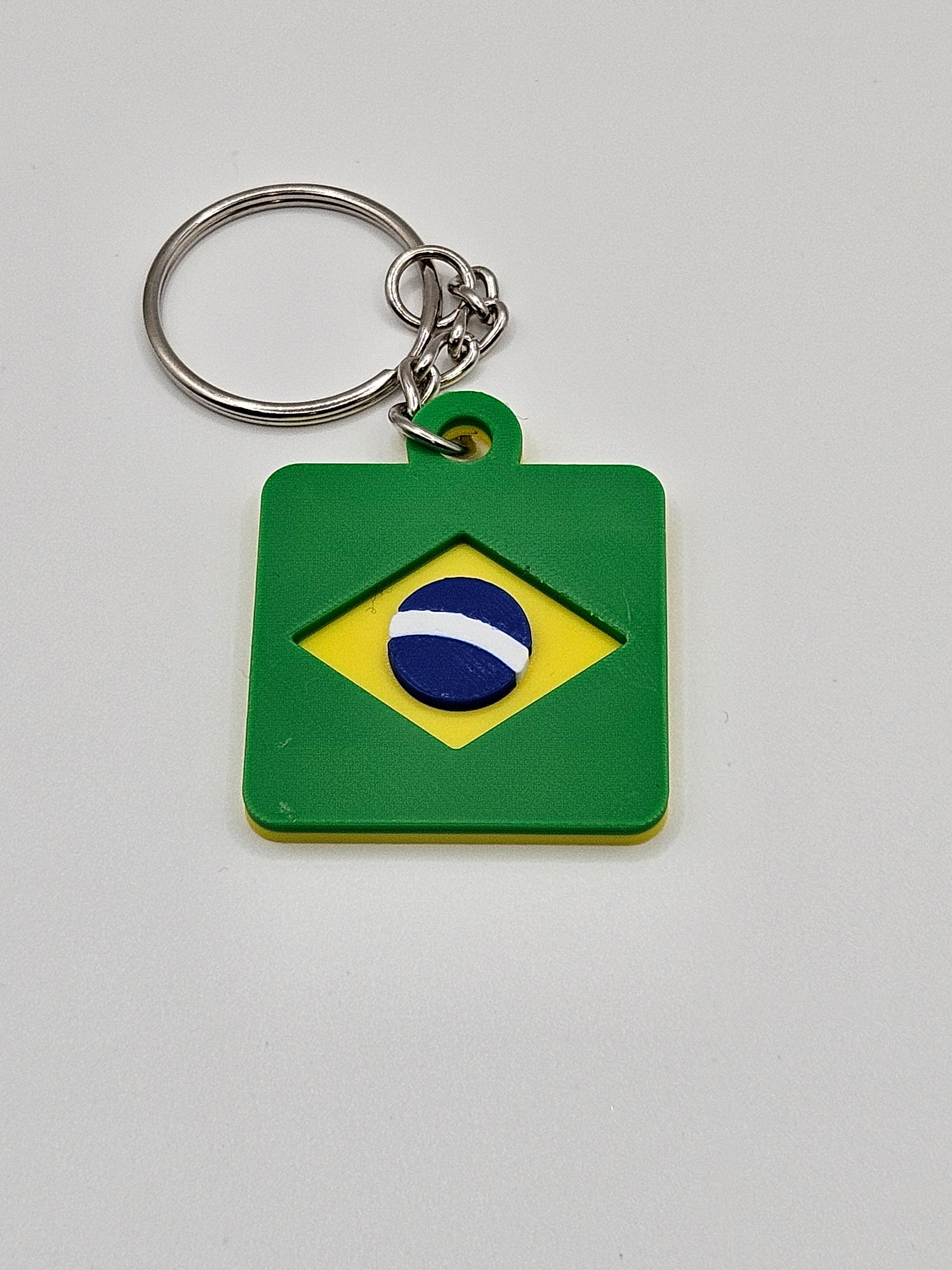 Country Flag Keychain – 3D Printed Accessory