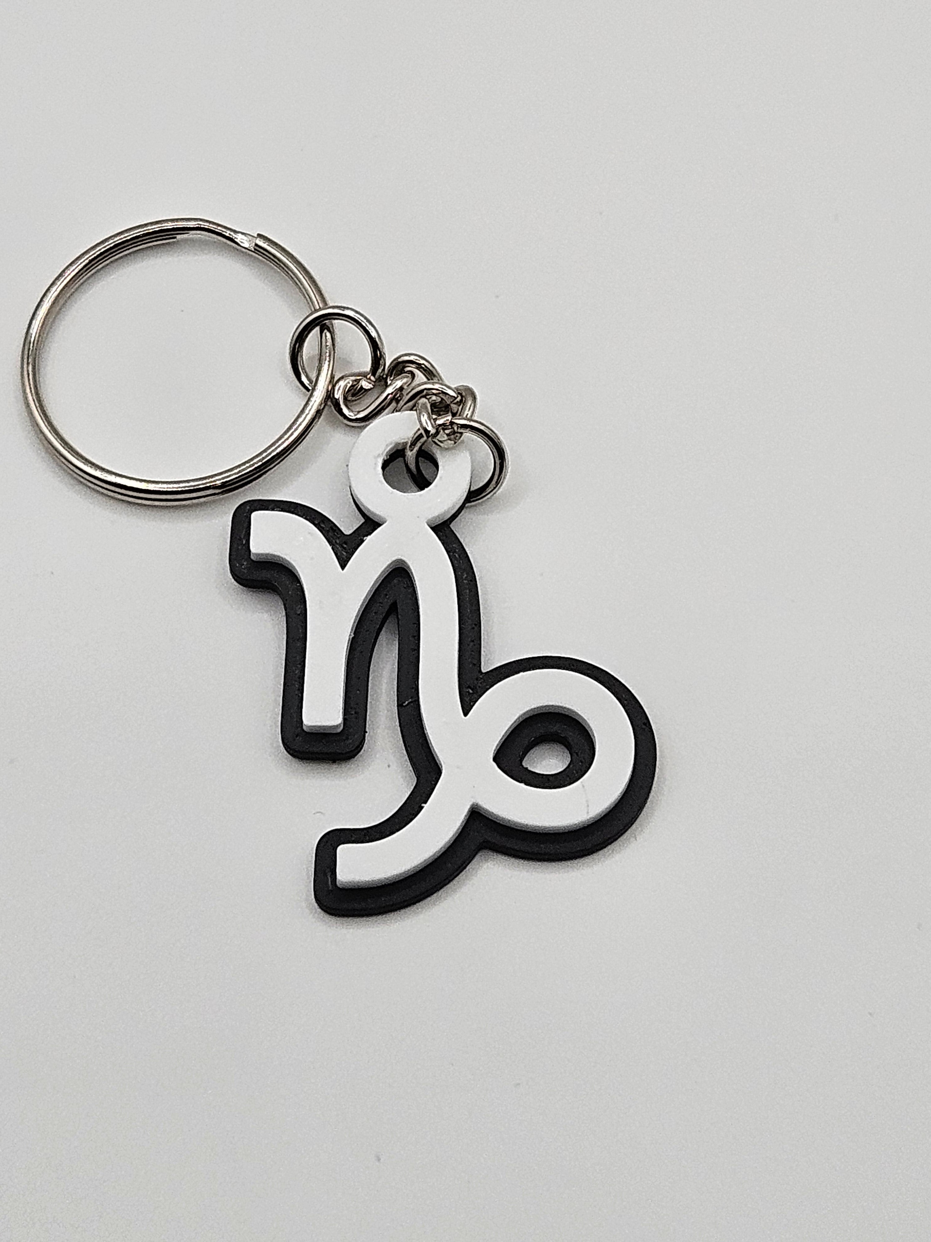 Zodiac Sign Keychain – 3D Printed Accessory