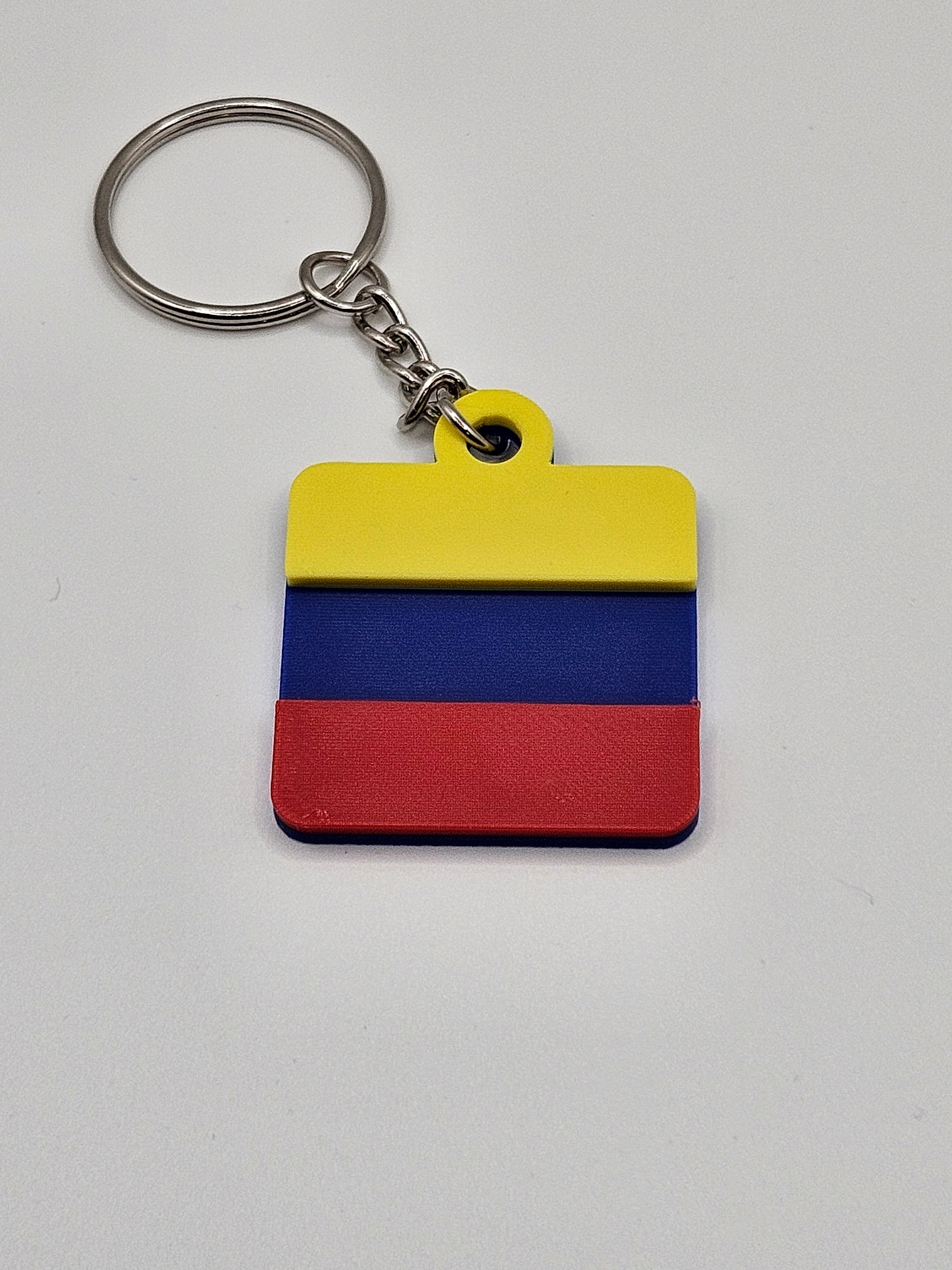 Country Flag Keychain – 3D Printed Accessory