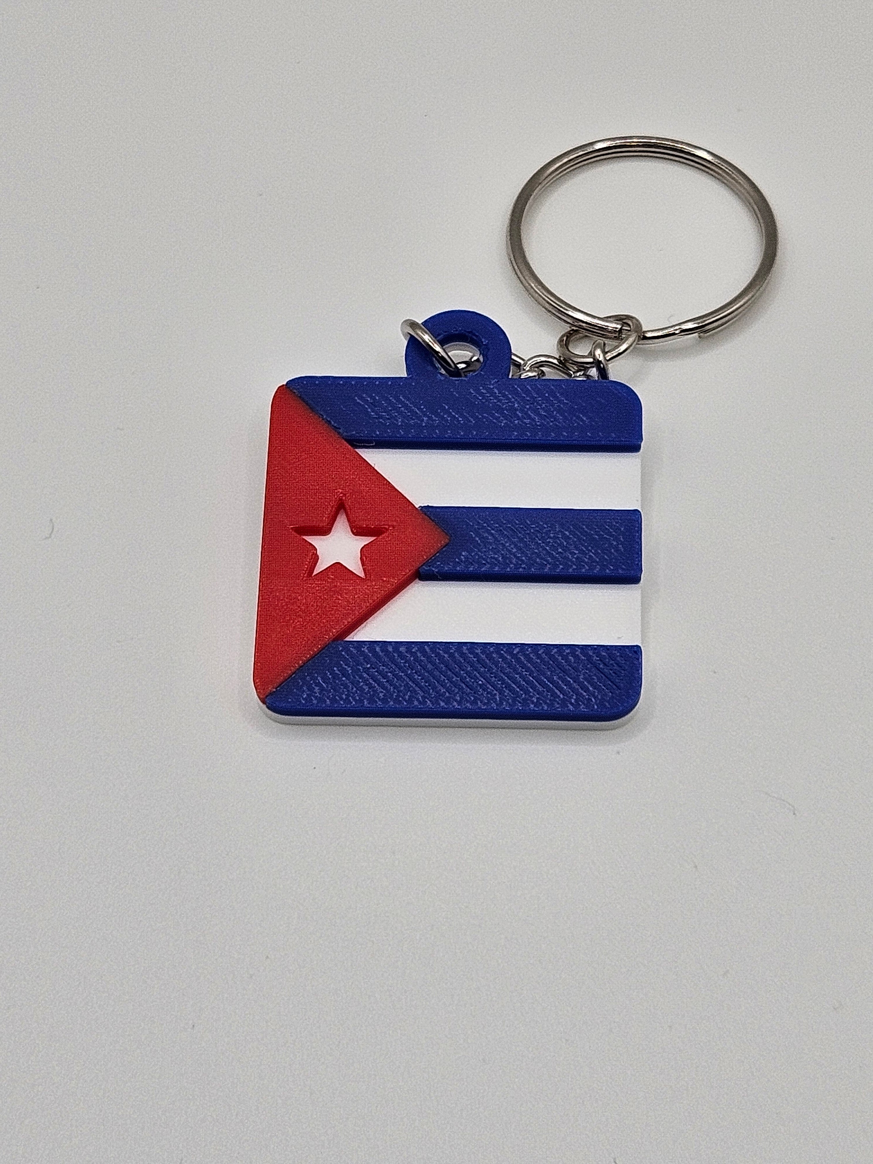 Country Flag Keychain – 3D Printed Accessory