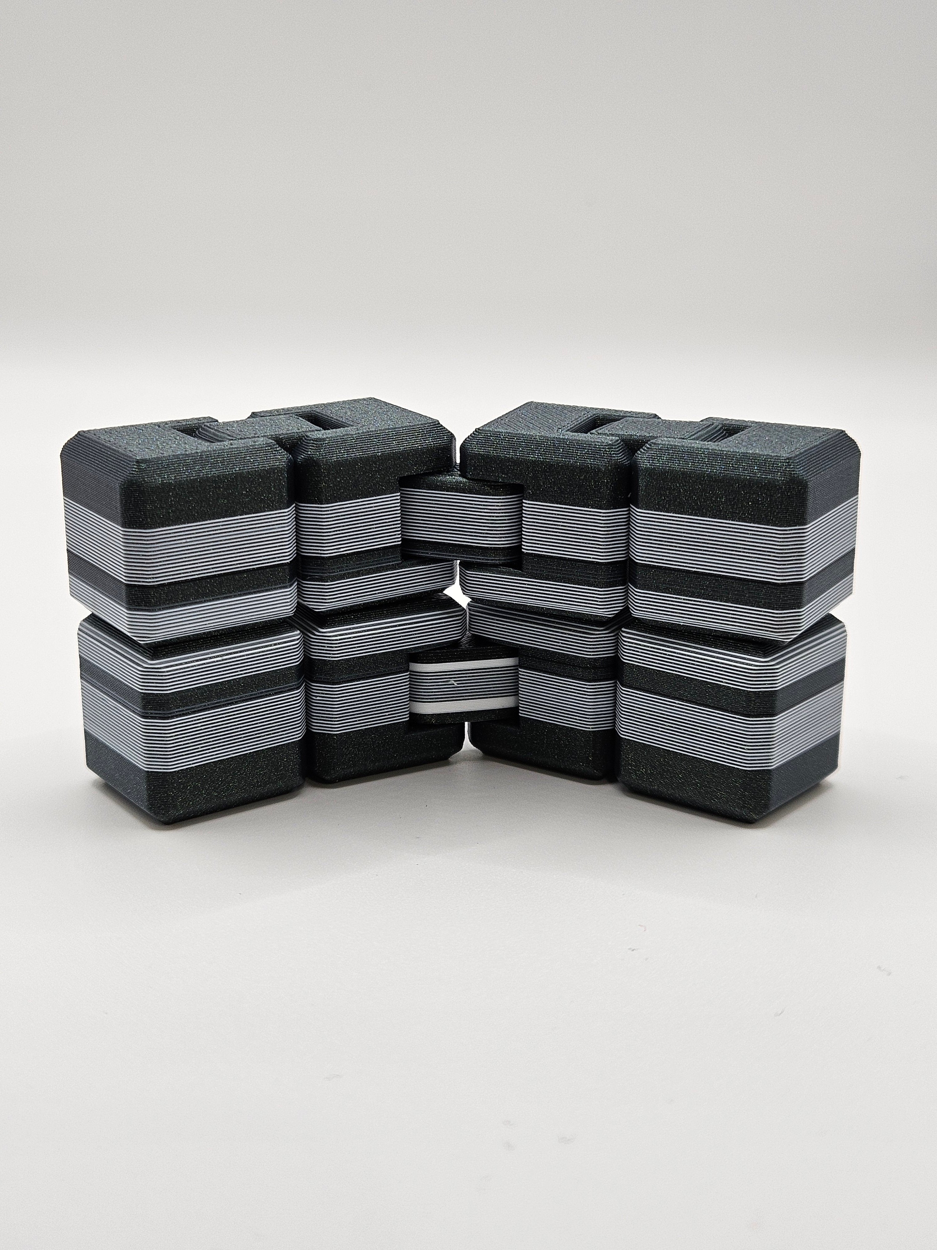Flexi Infinity Cube – 3D Printed Fidget Toy