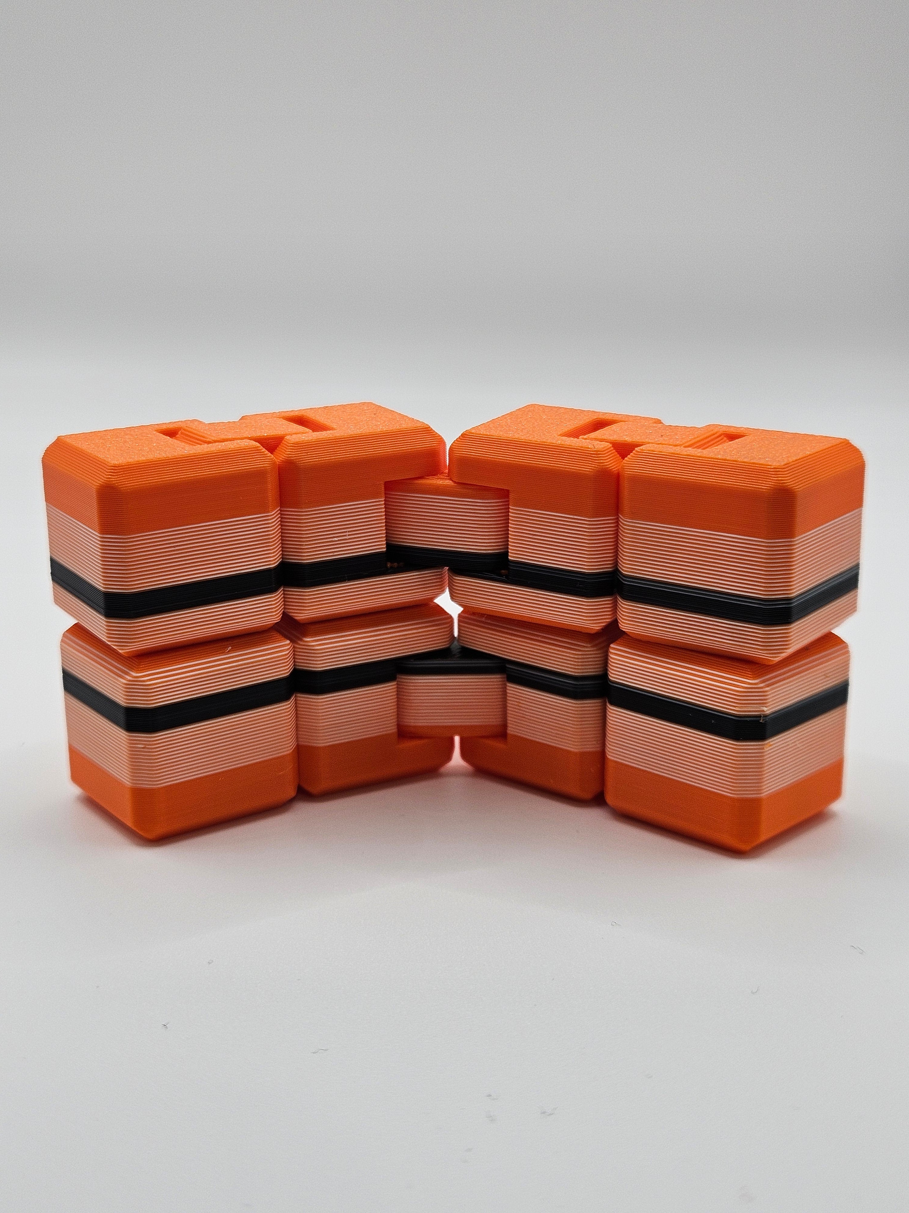 Flexi Infinity Cube – 3D Printed Fidget Toy