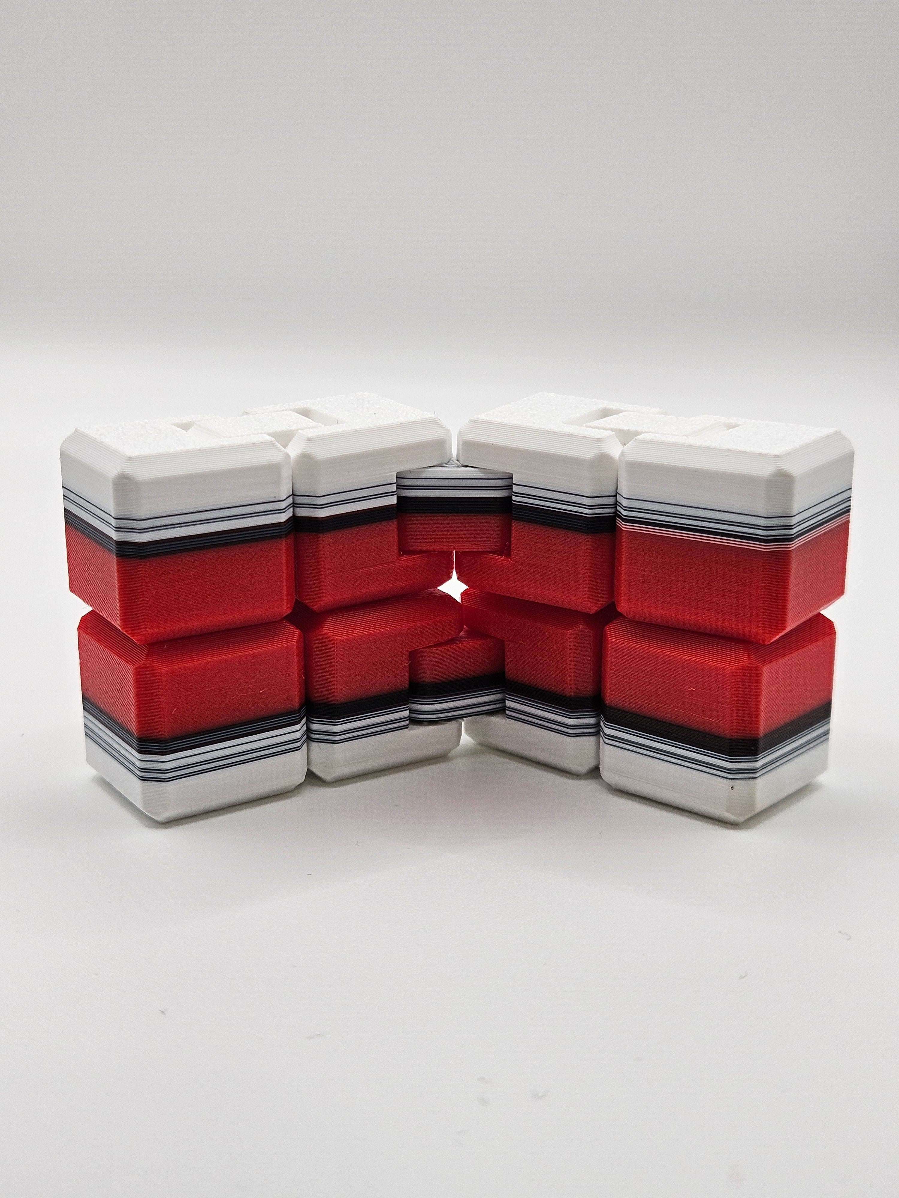 Flexi Infinity Cube – 3D Printed Fidget Toy