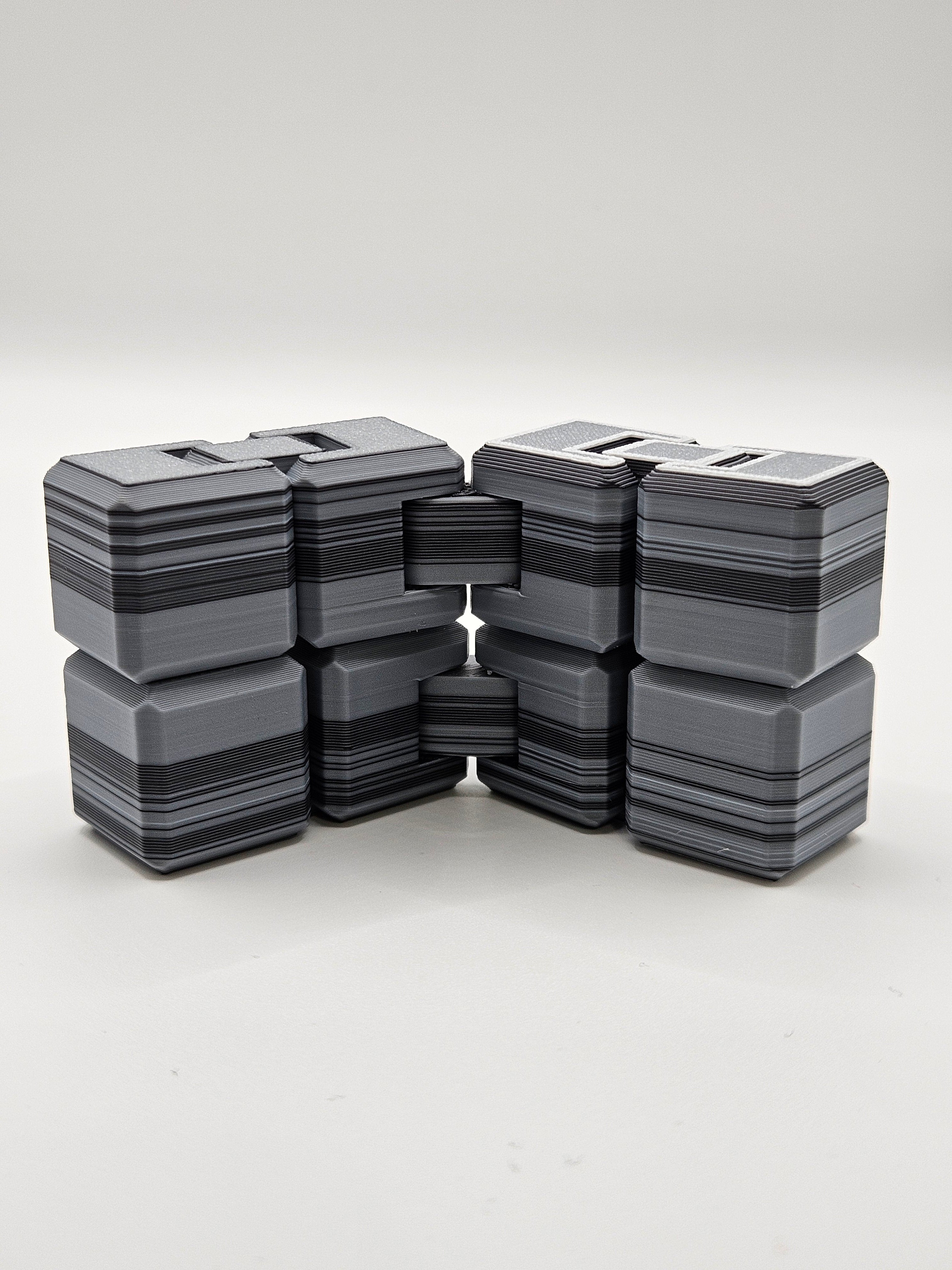 Flexi Infinity Cube – 3D Printed Fidget Toy