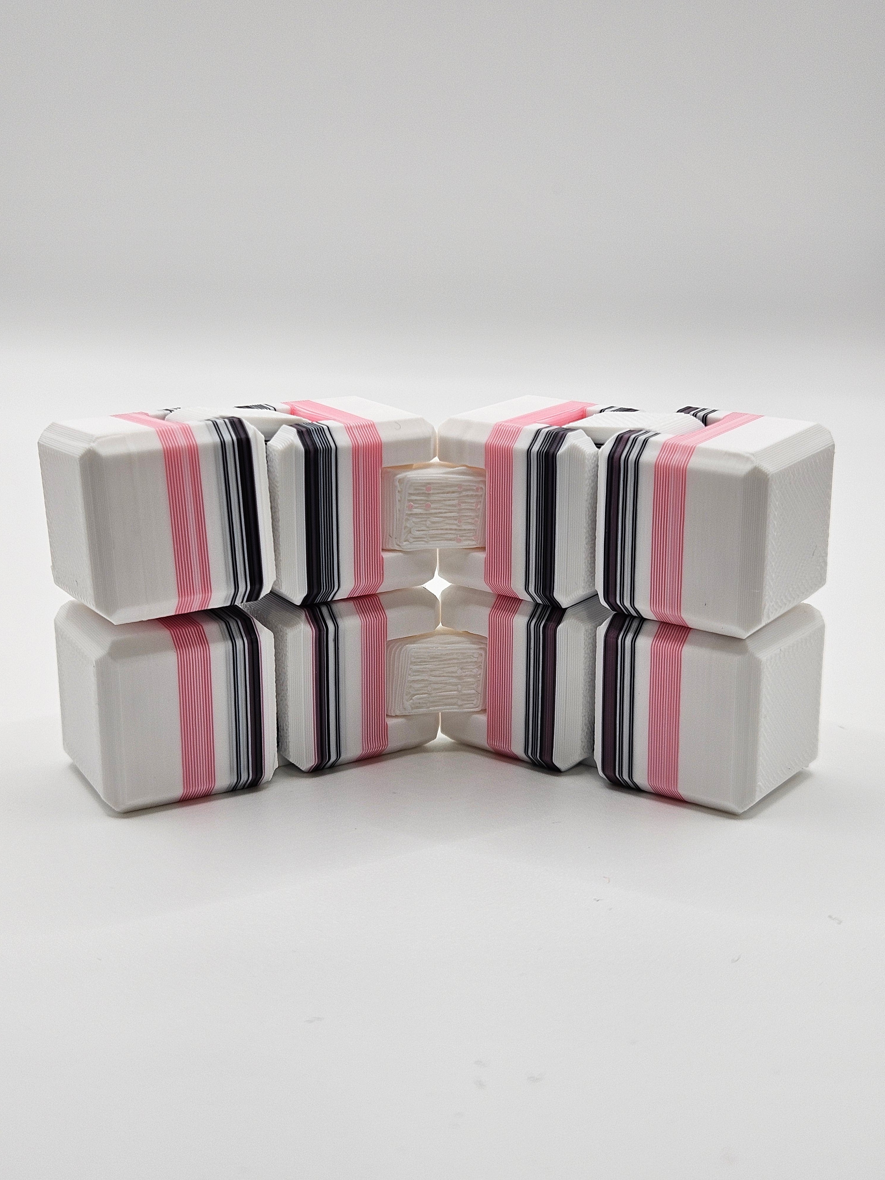 Flexi Infinity Cube – 3D Printed Fidget Toy
