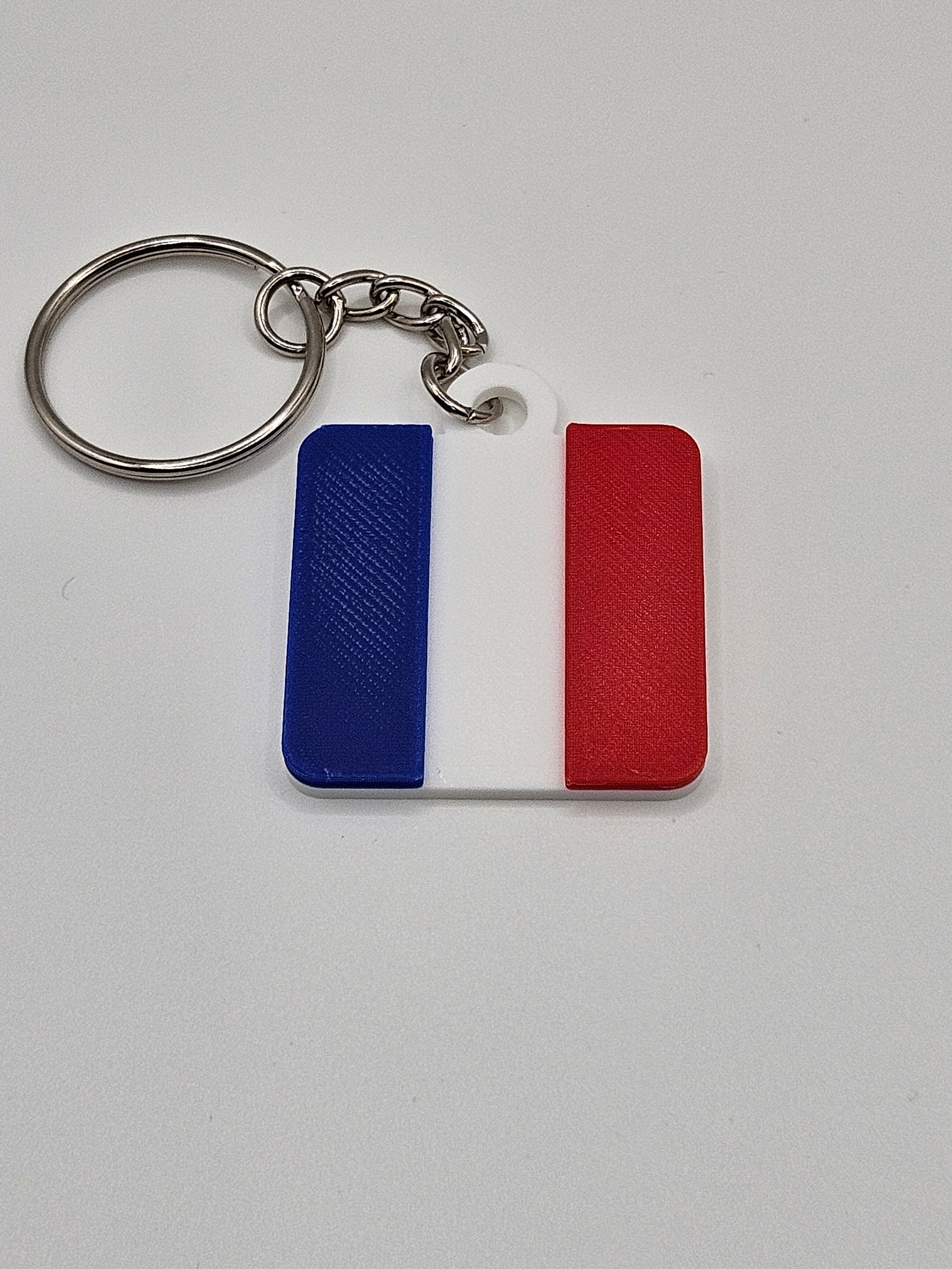 Country Flag Keychain – 3D Printed Accessory