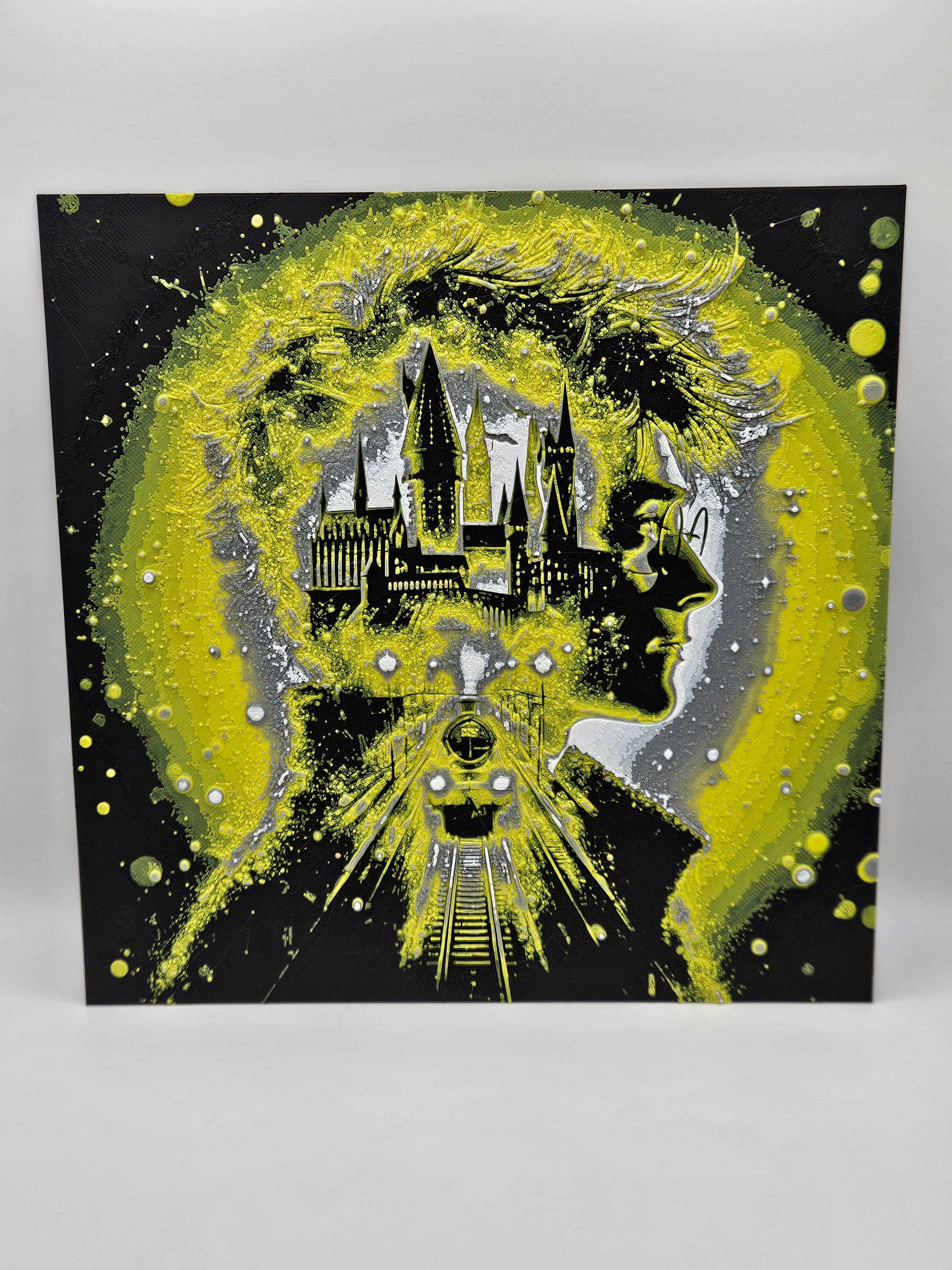 LayerForm Art Panel – Textured 3D Printed Wall Art