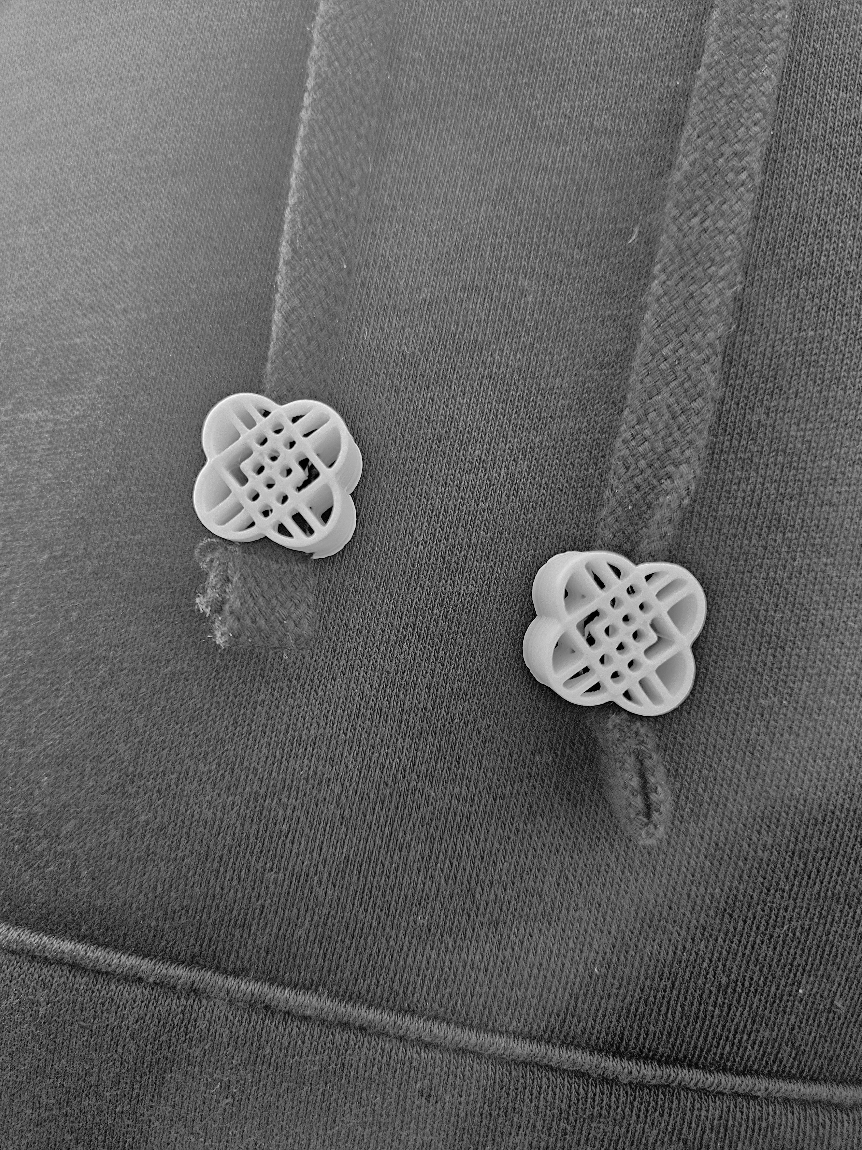 Hoodie String Charms – 3D Printed Accessories