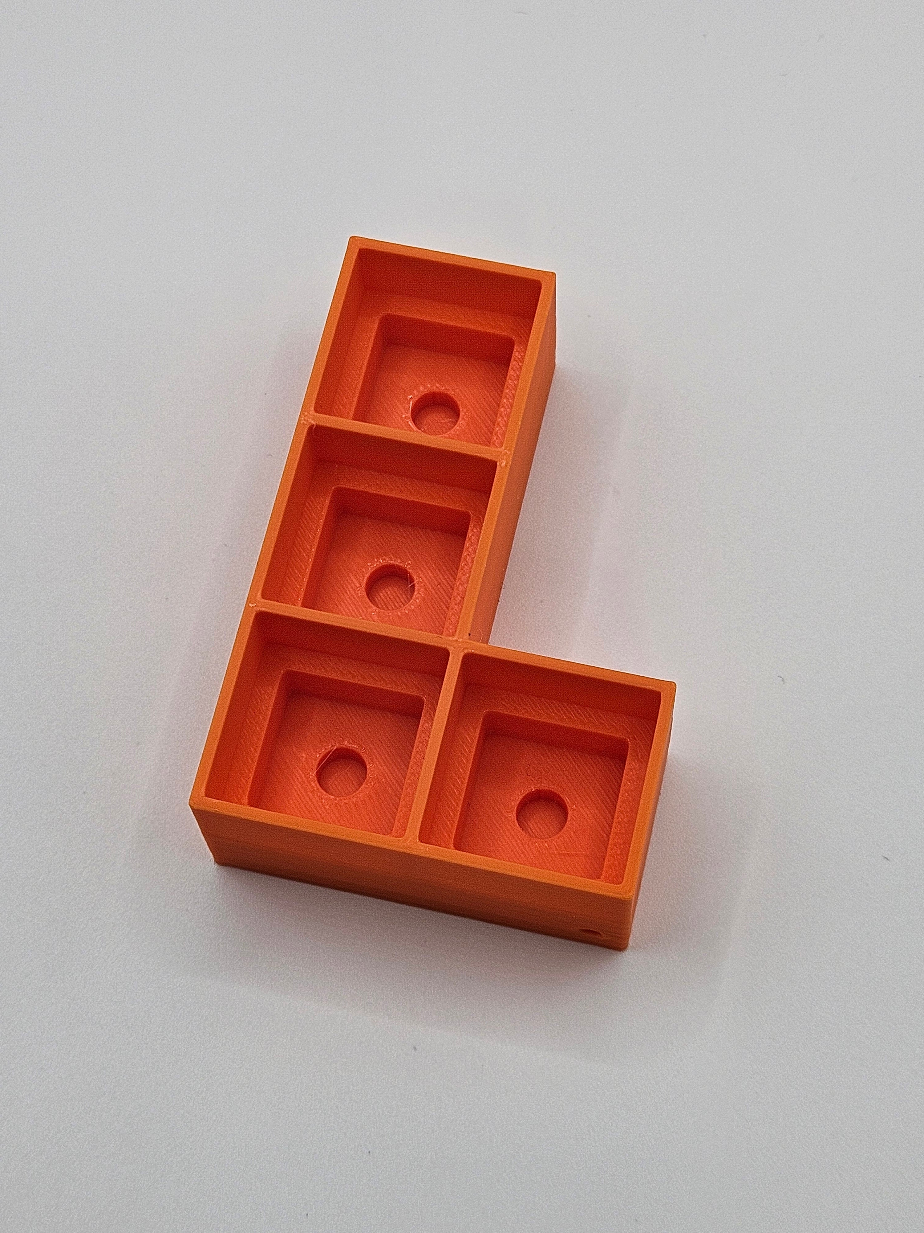 ClickBlock "L" Fidget – 3D Printed Mechanical Clicker