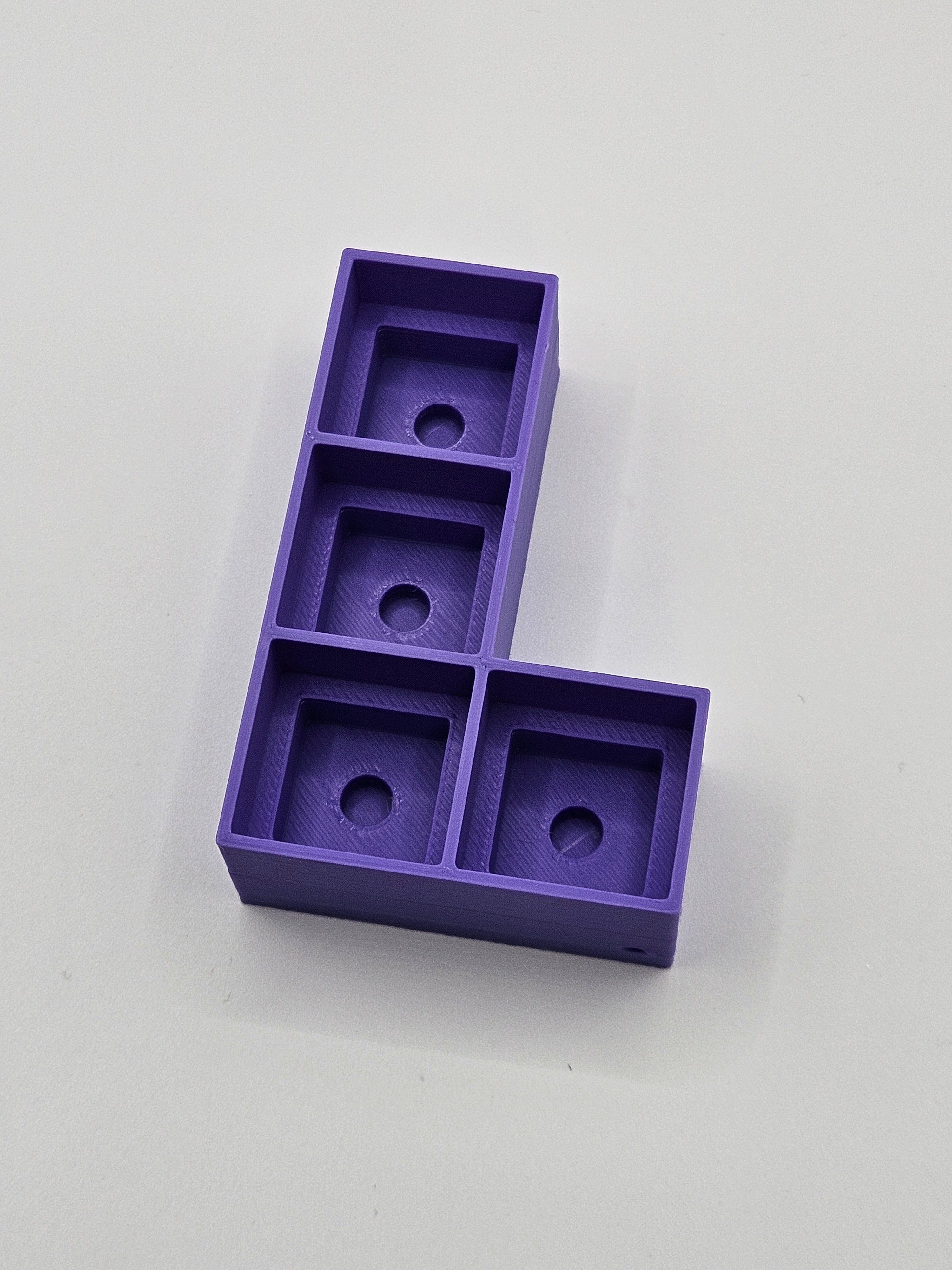 ClickBlock "L" Fidget – 3D Printed Mechanical Clicker