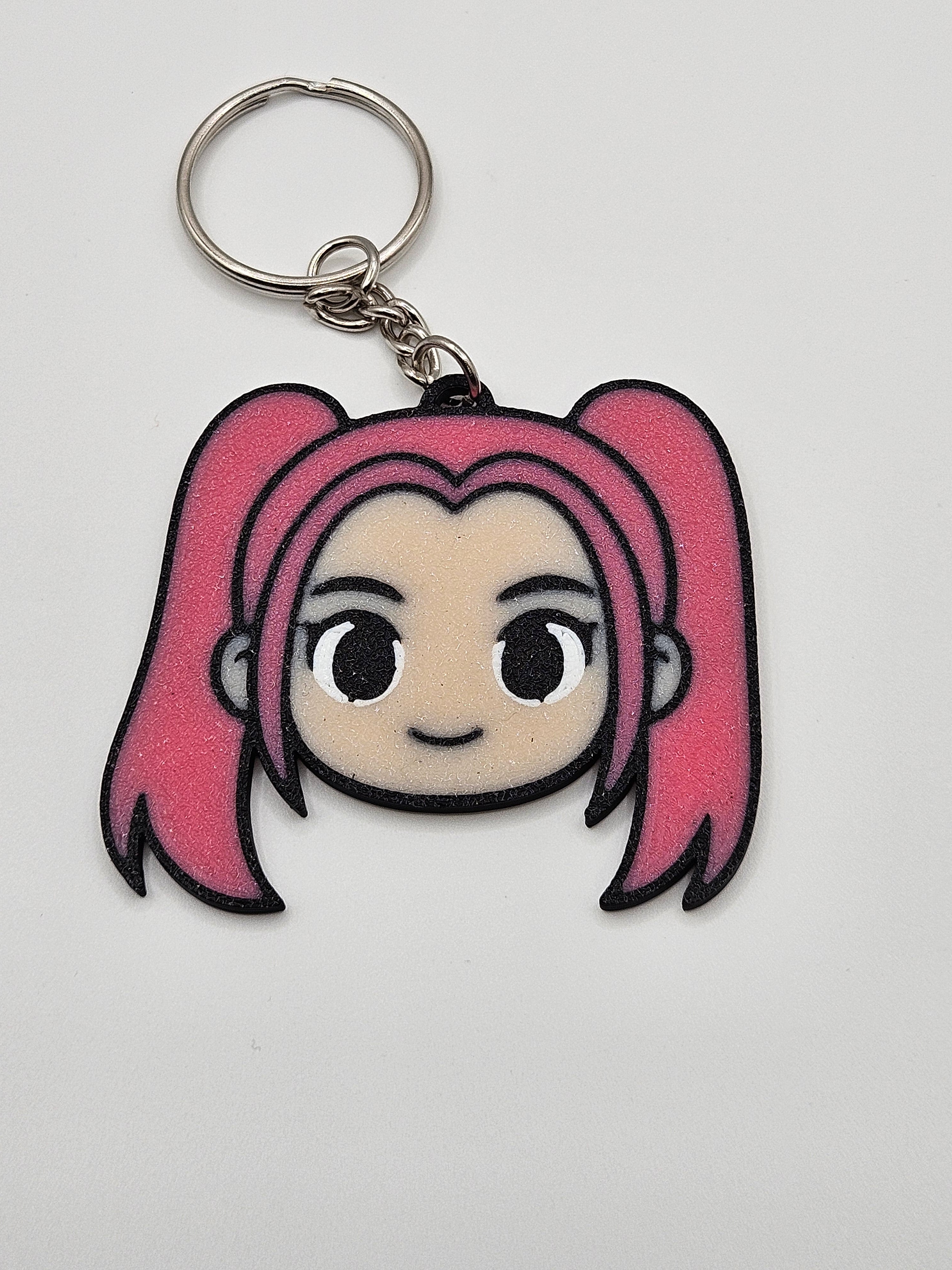 K-Pop Inspired Character Keychain – 3D Printed Accessory