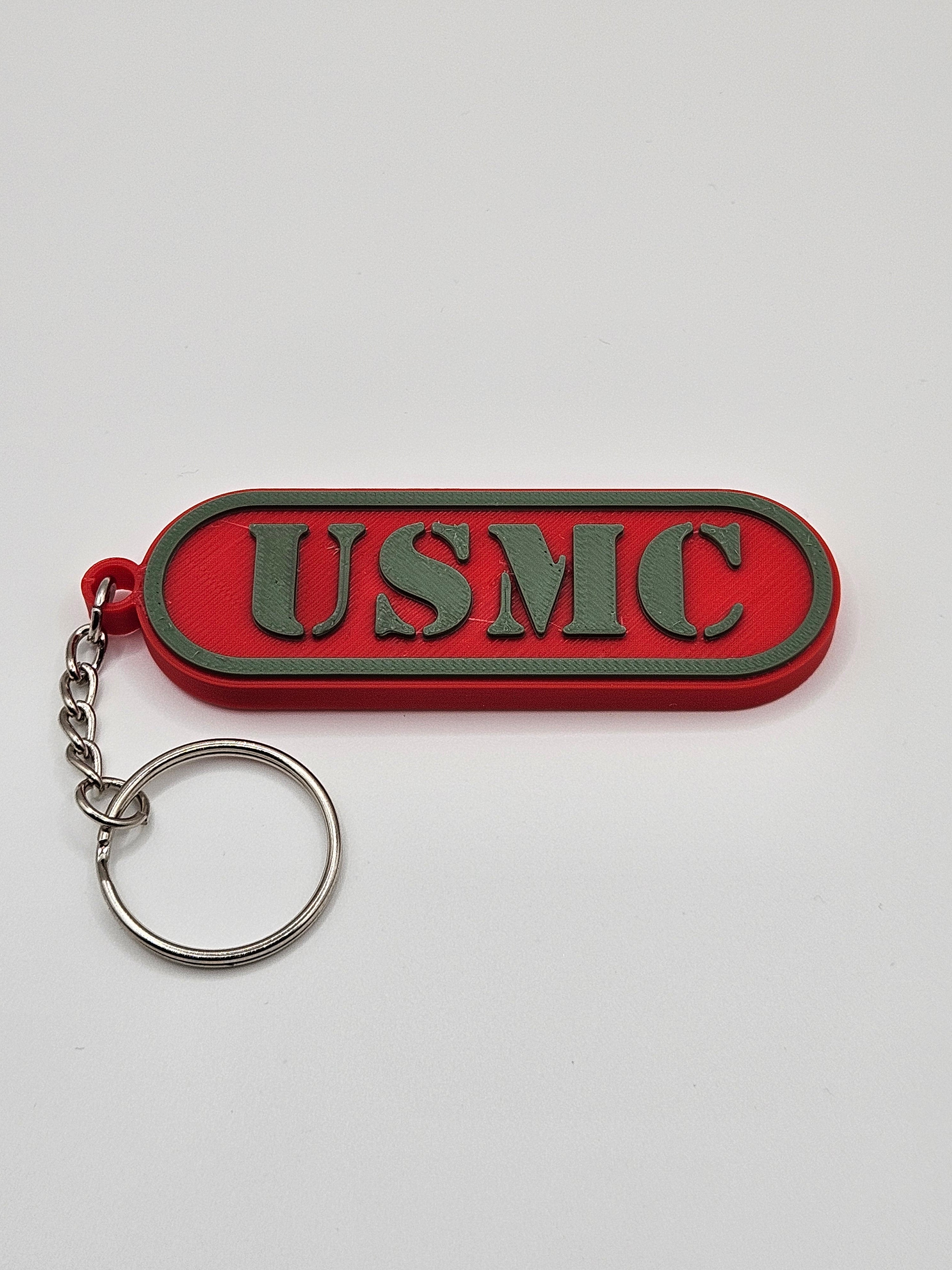 Military Branch Keychain – 3D Printed Accessory