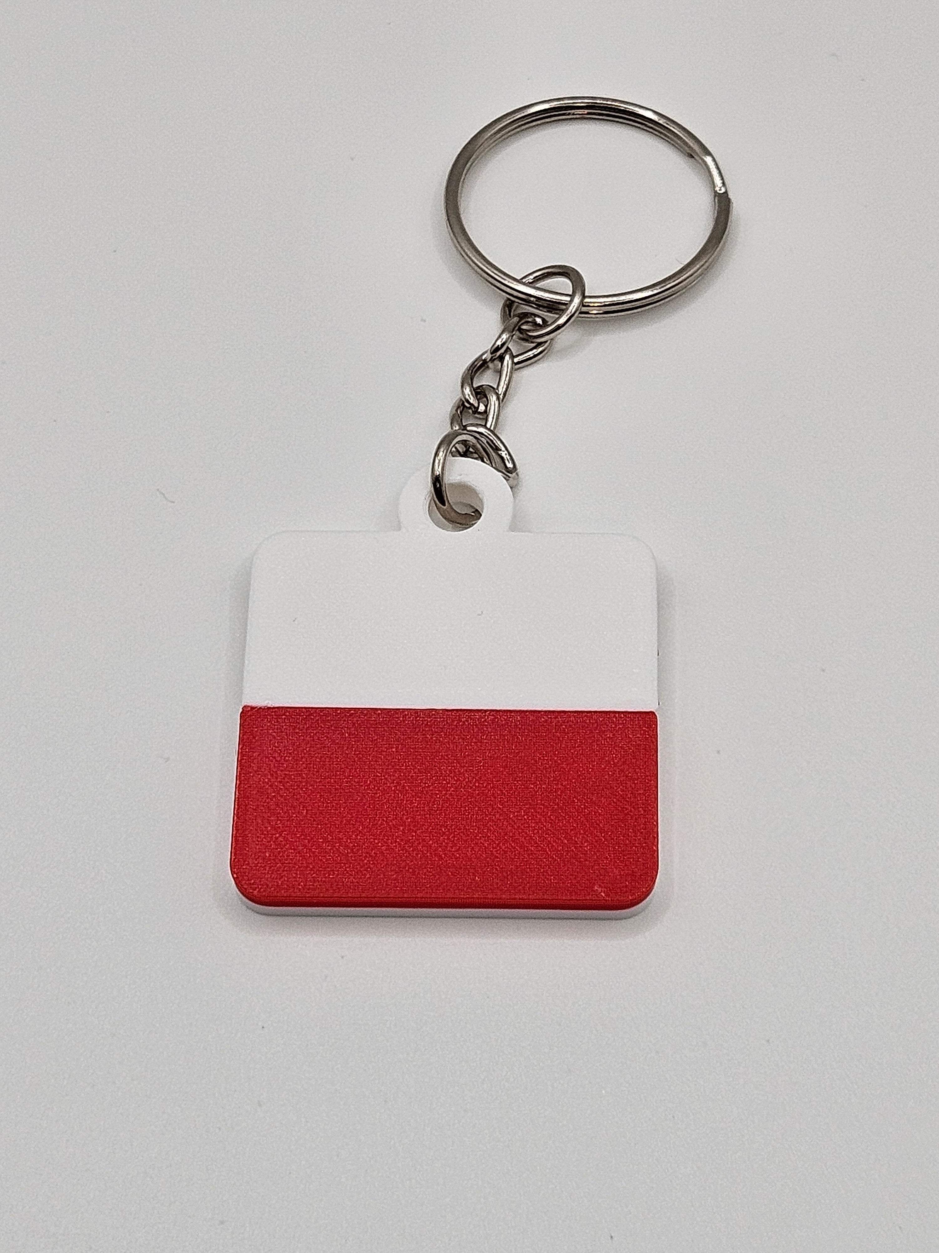Country Flag Keychain – 3D Printed Accessory