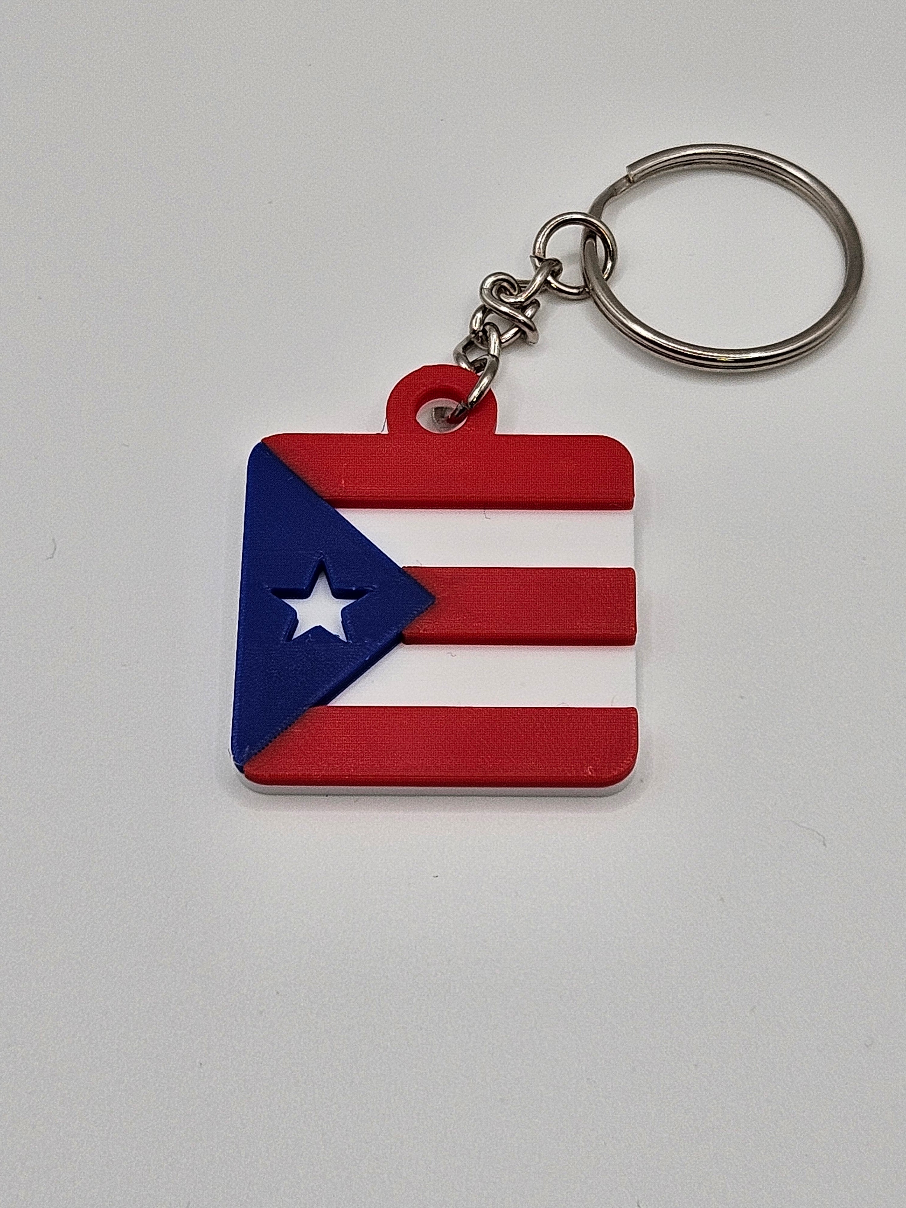 Country Flag Keychain – 3D Printed Accessory