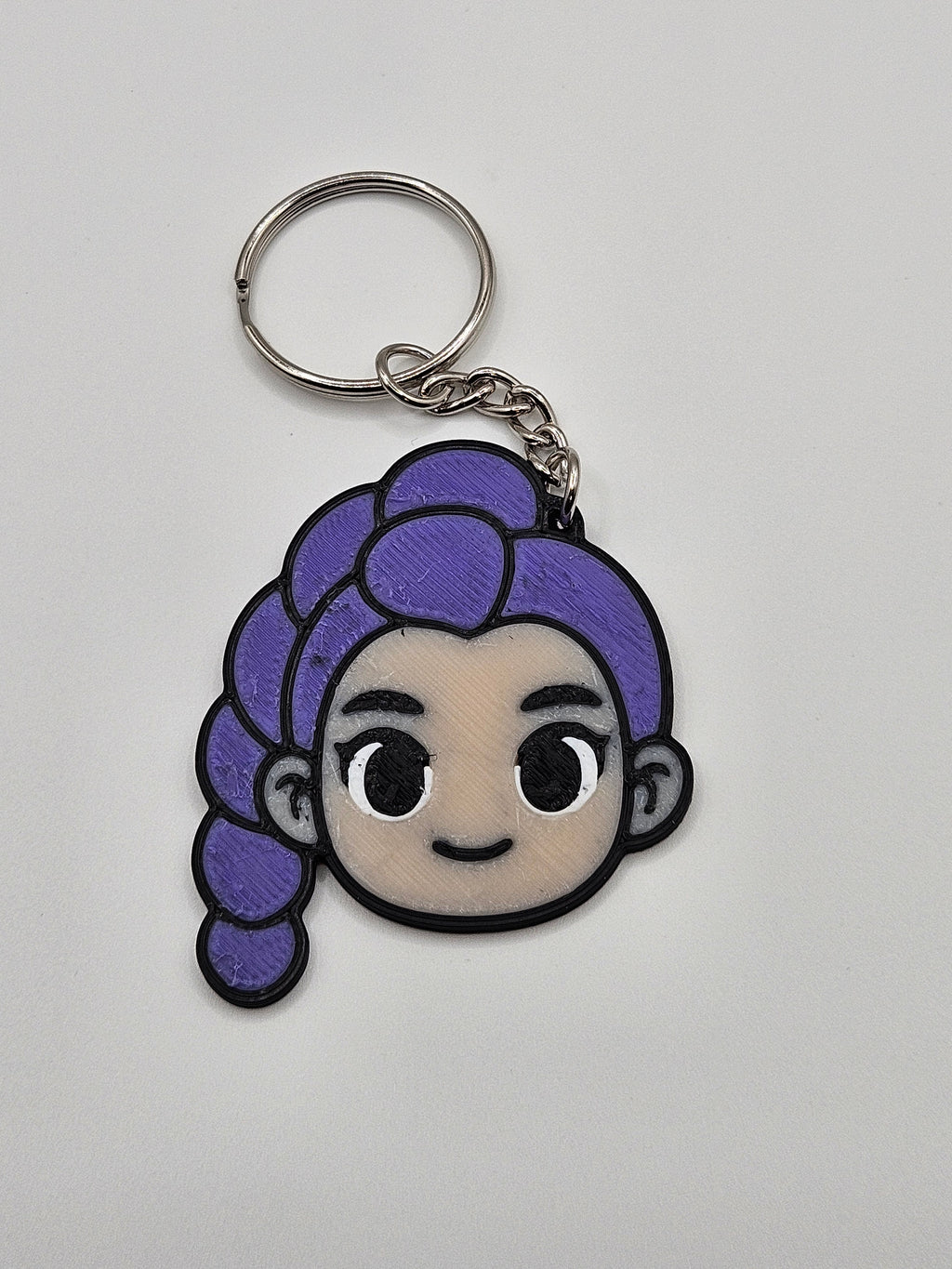K-Pop Inspired Character Keychain – 3D Printed Accessory