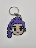 K-Pop Inspired Character Keychain – 3D Printed Accessory