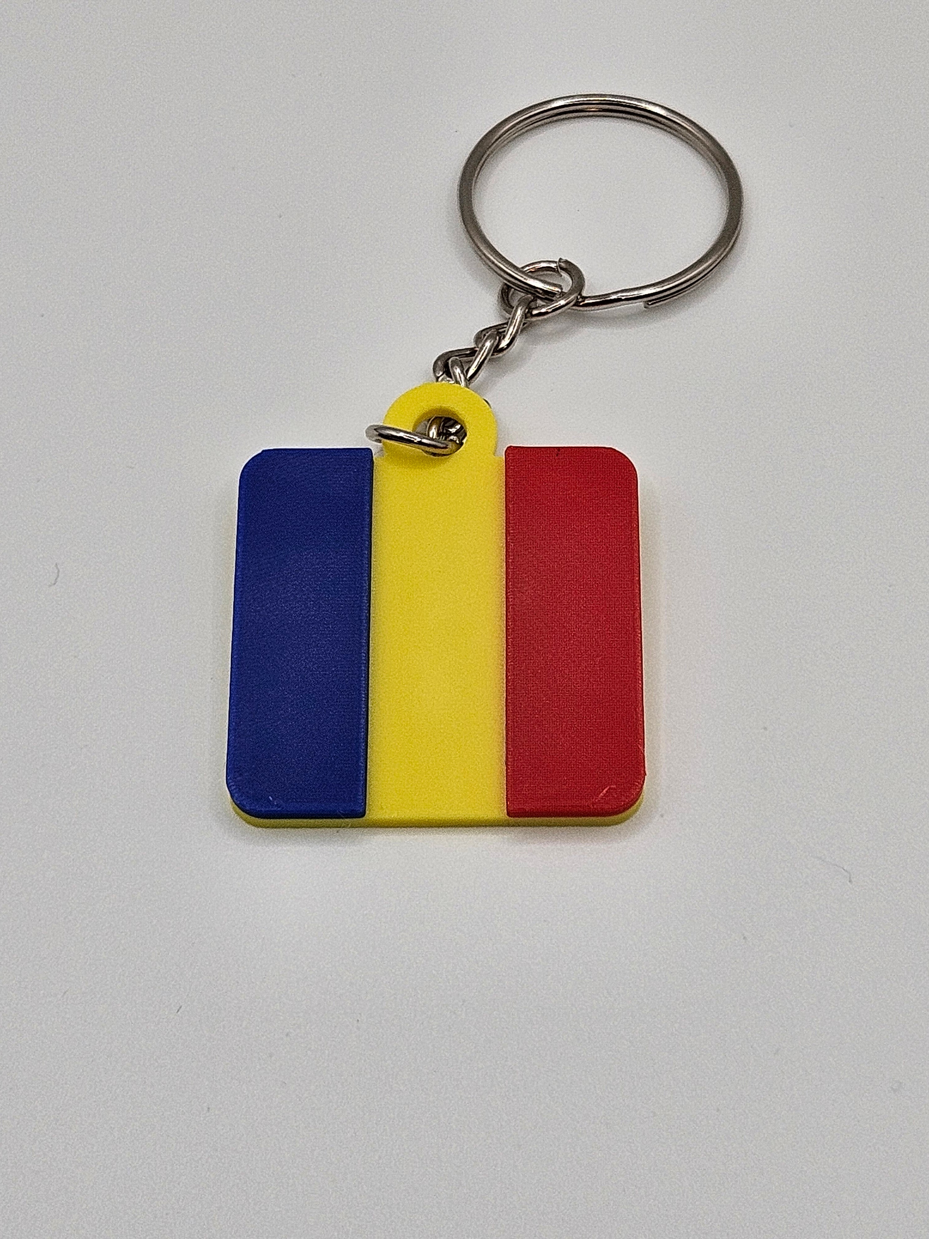 Country Flag Keychain – 3D Printed Accessory