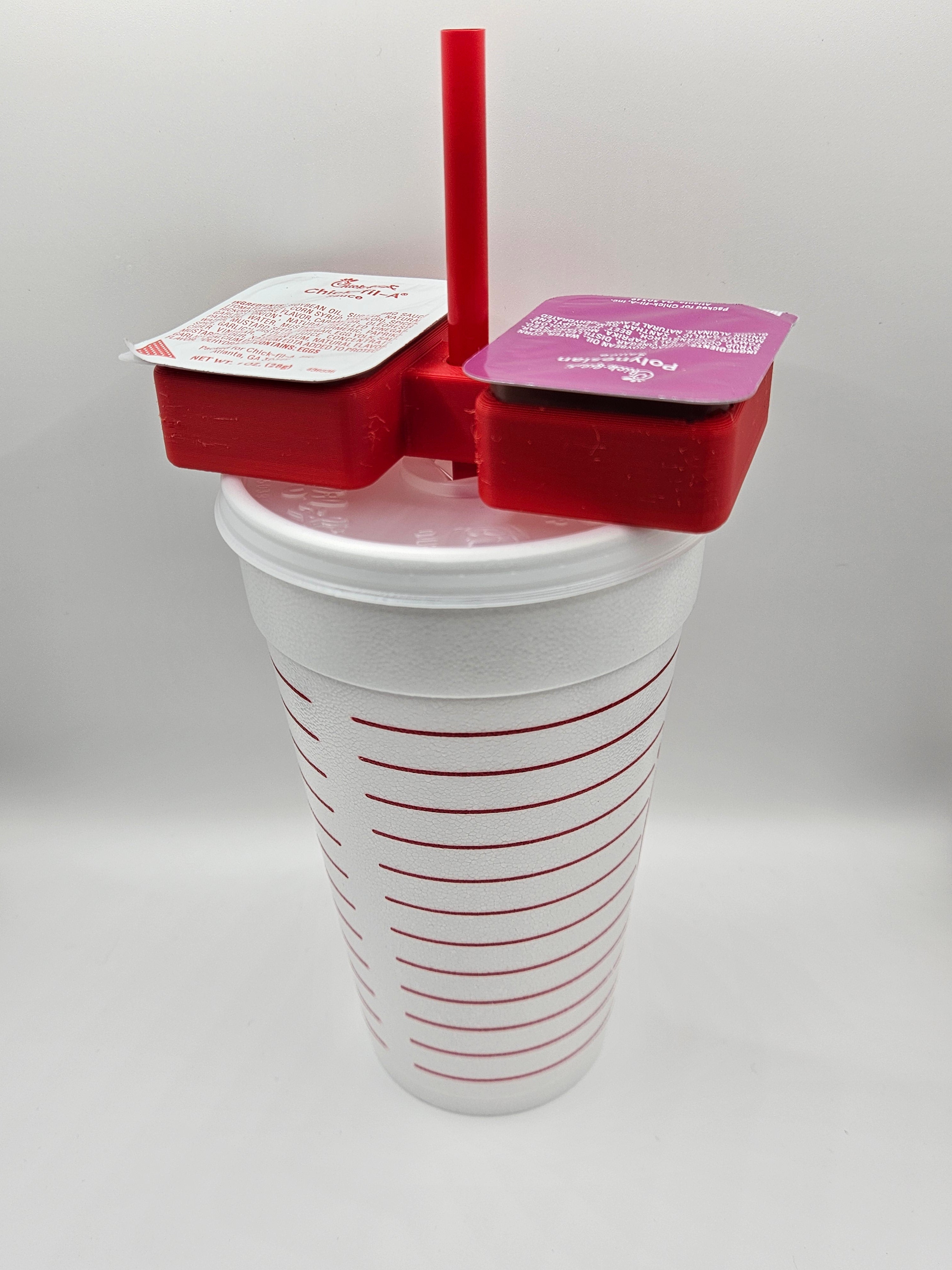 Go Sauce Holder – 3D Printed Cup Attachment