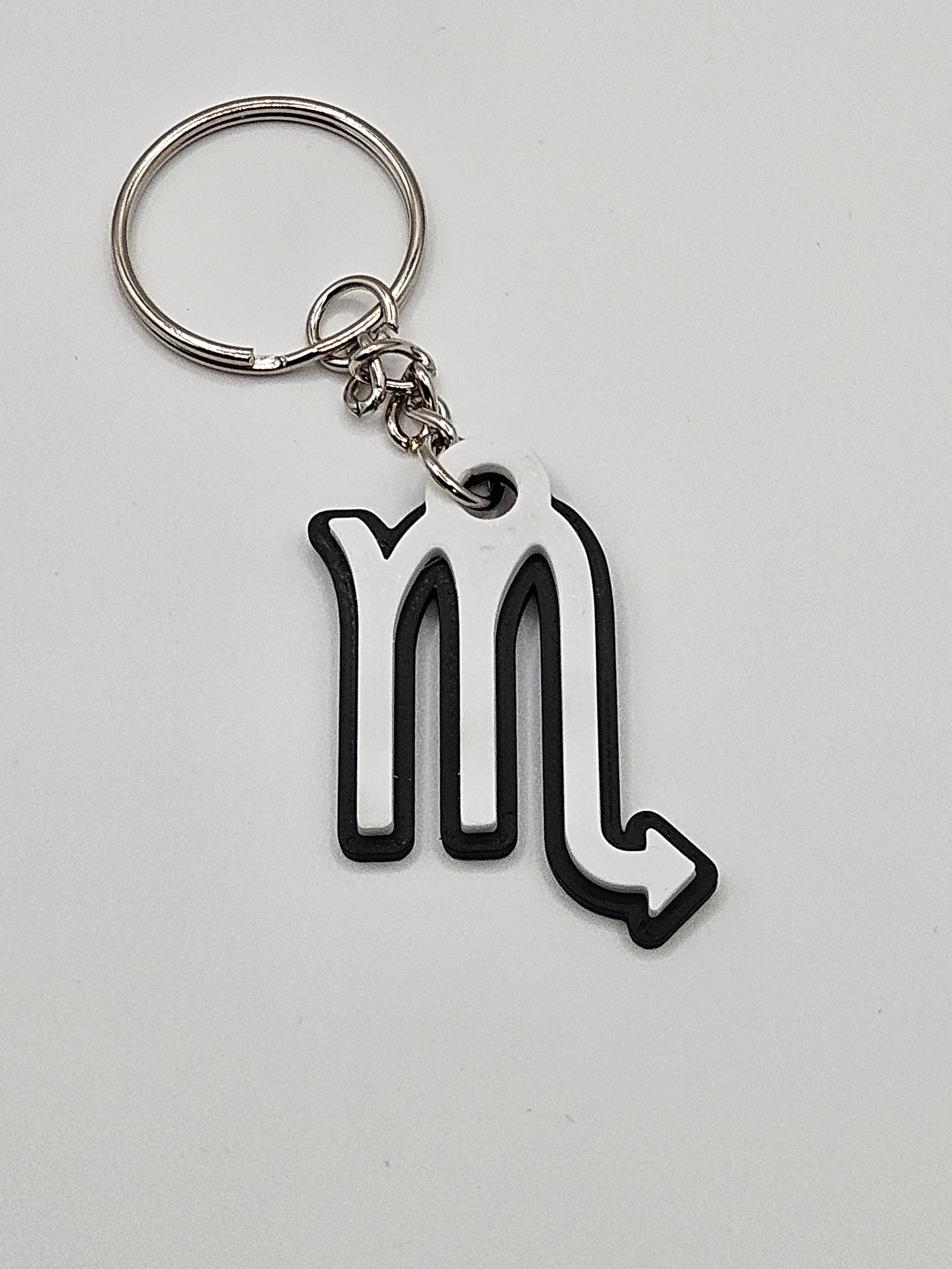 Zodiac Sign Keychain – 3D Printed Accessory