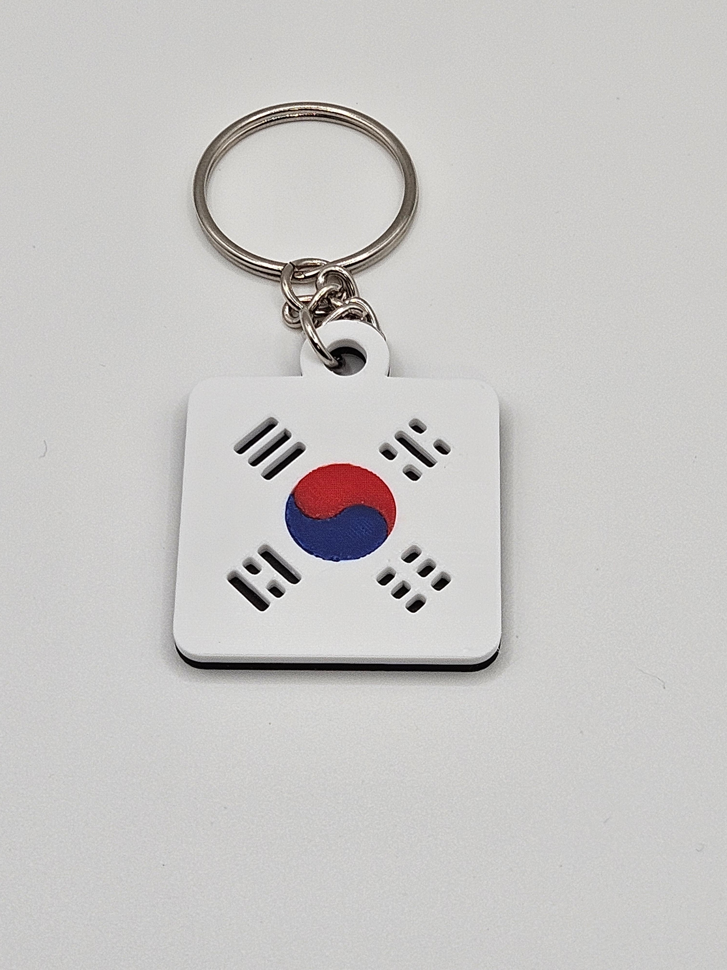 Country Flag Keychain – 3D Printed Accessory