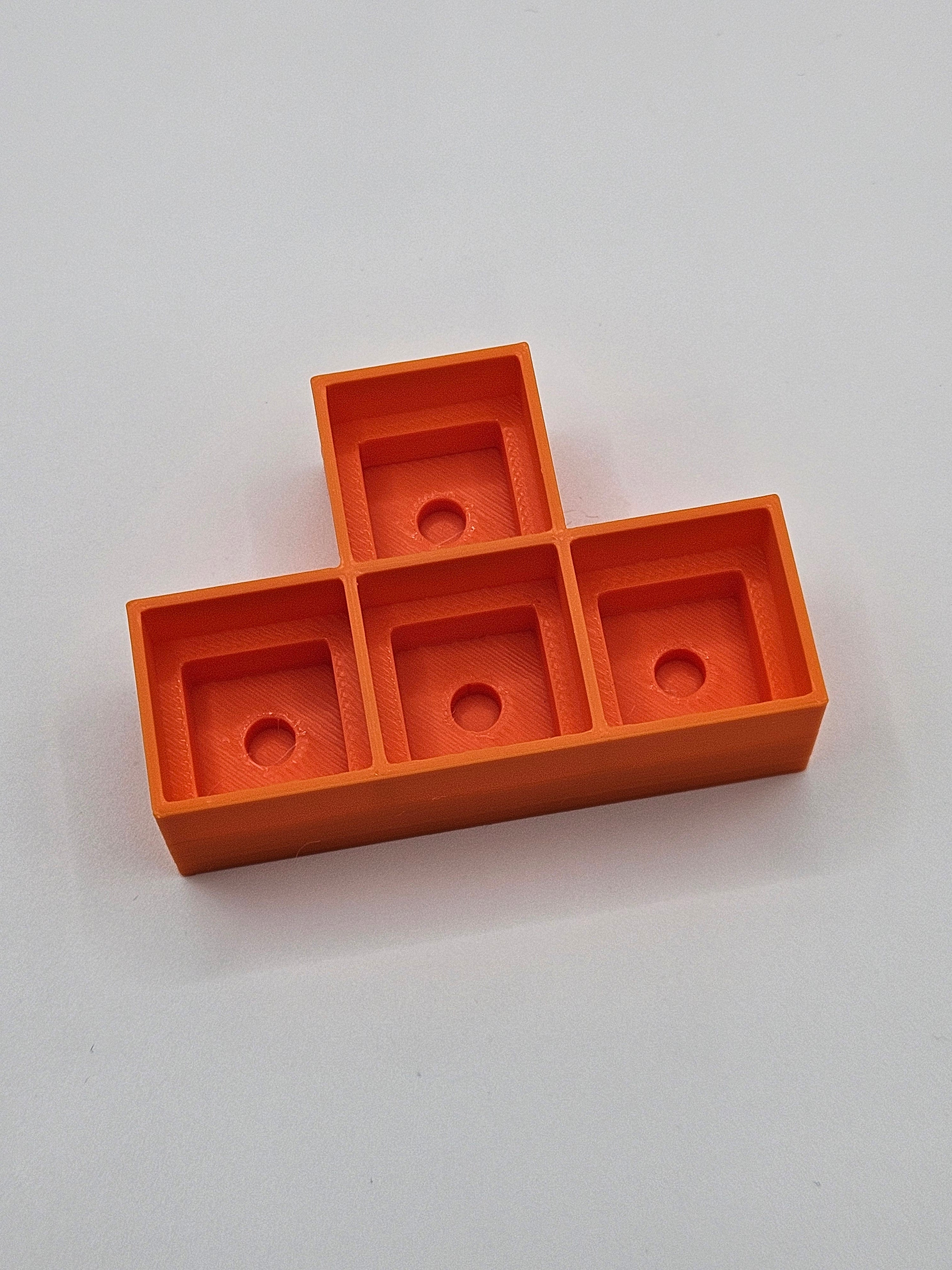 ClickBlock "T" Fidget – 3D Printed Mechanical Clicker