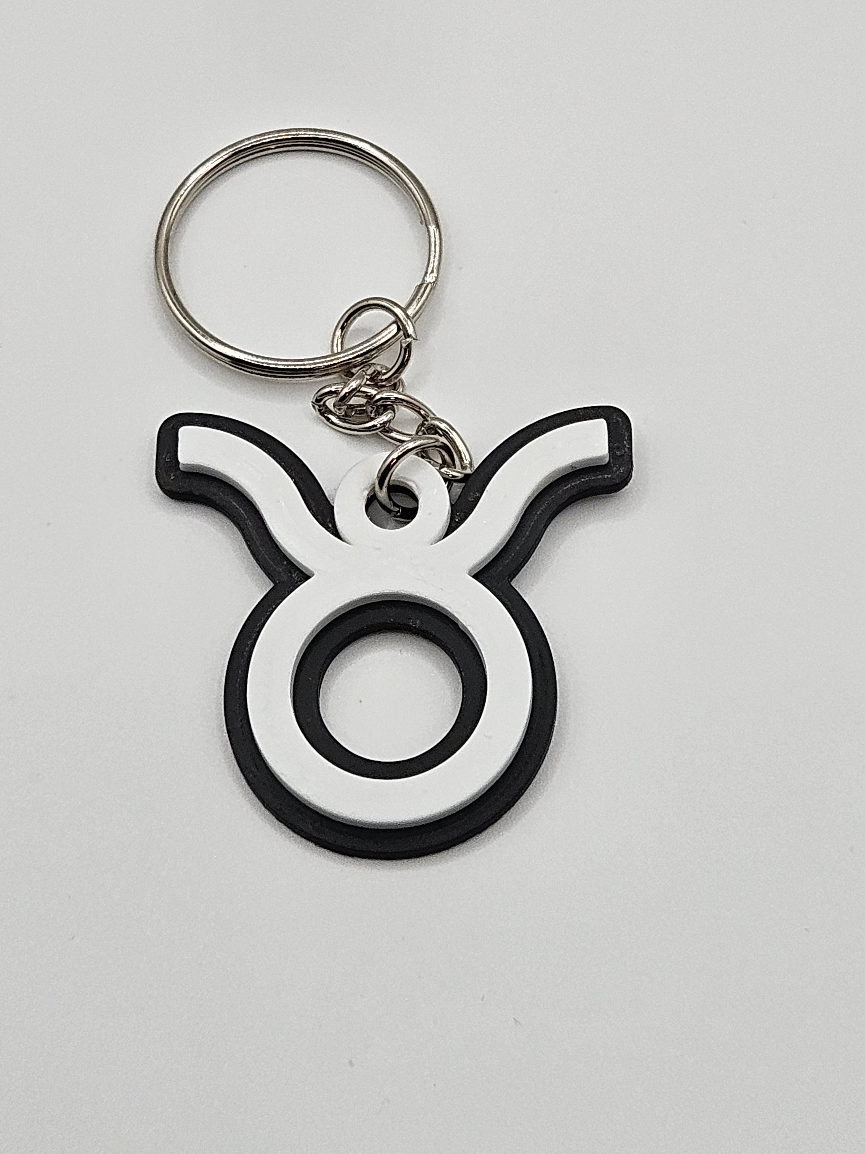 Zodiac Sign Keychain – 3D Printed Accessory