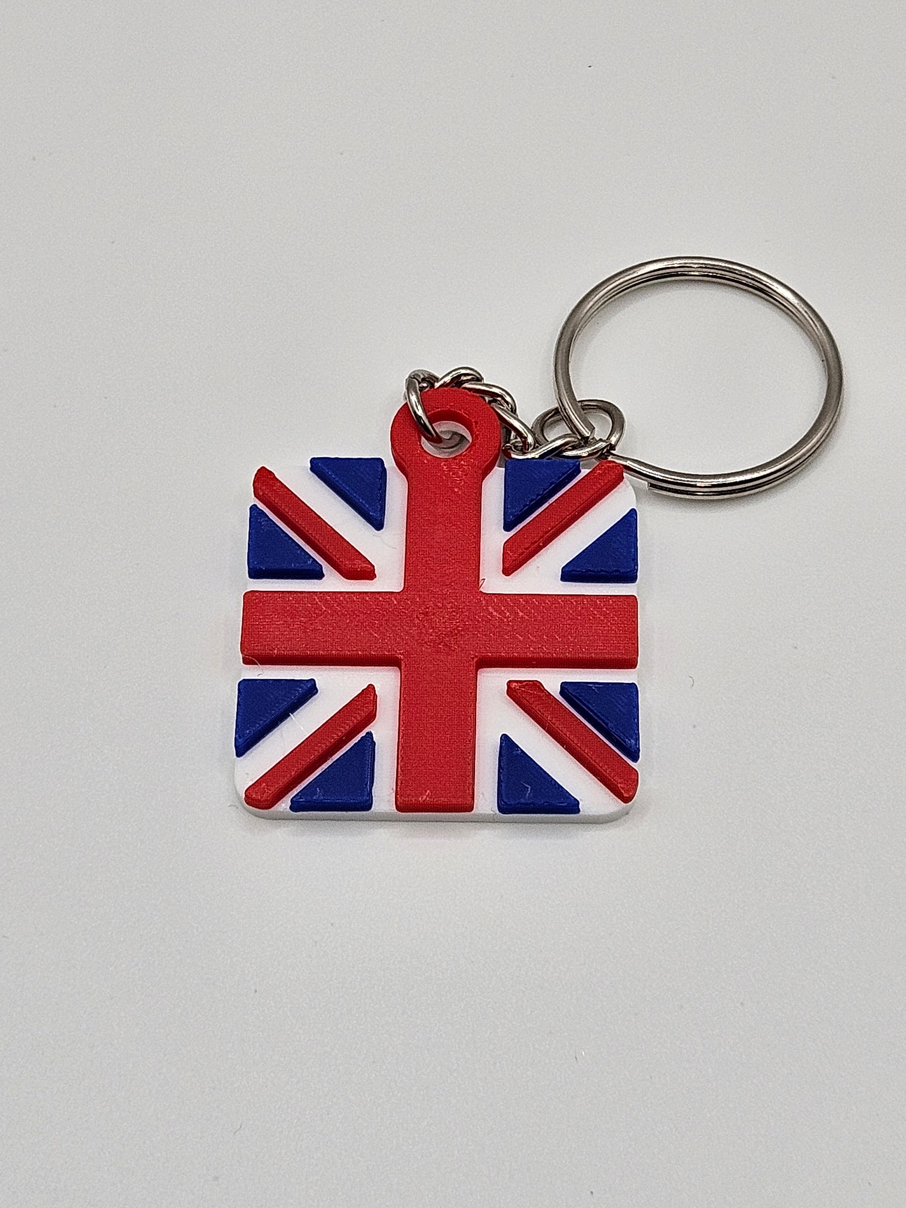 Country Flag Keychain – 3D Printed Accessory
