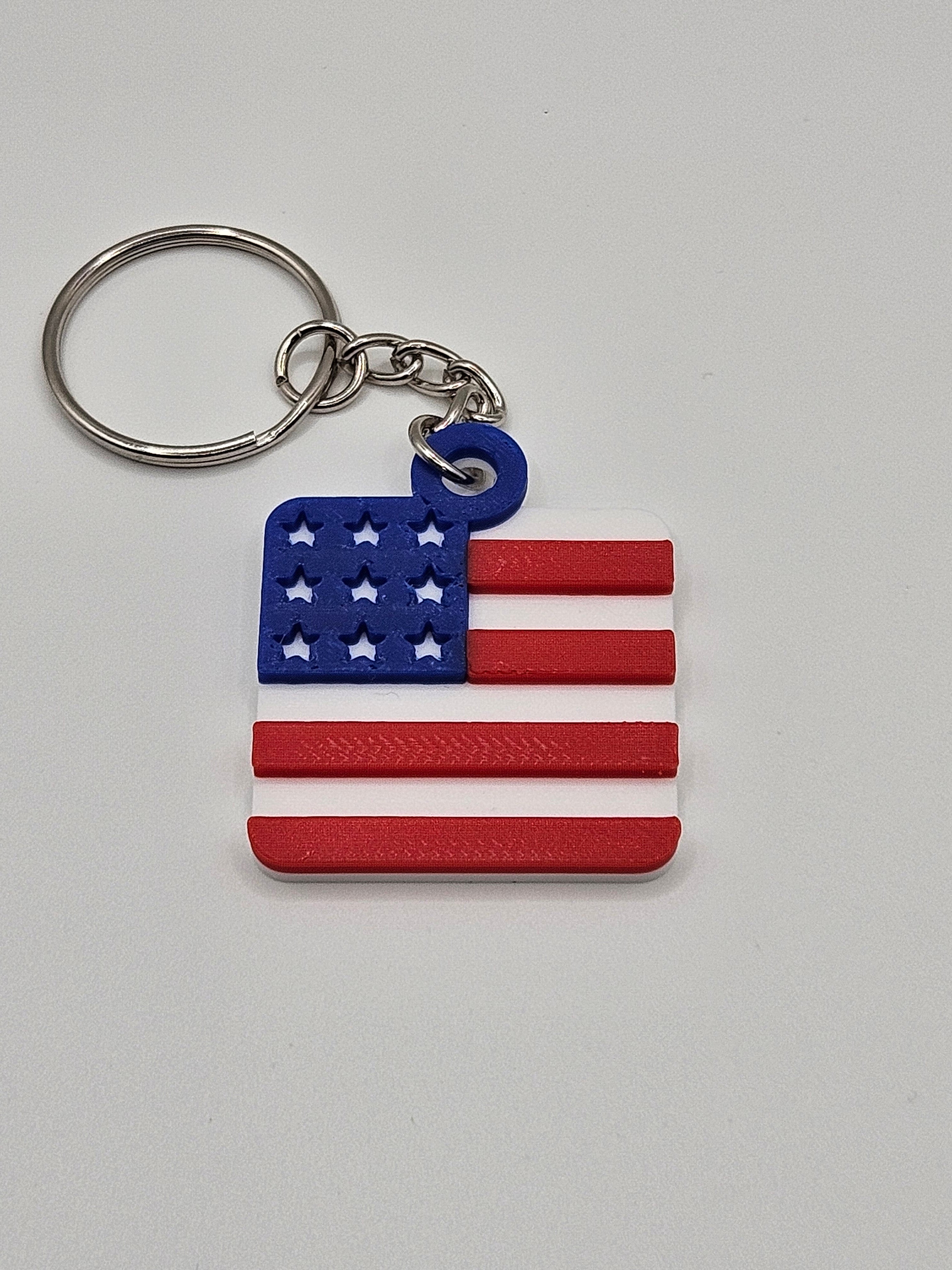 Country Flag Keychain – 3D Printed Accessory