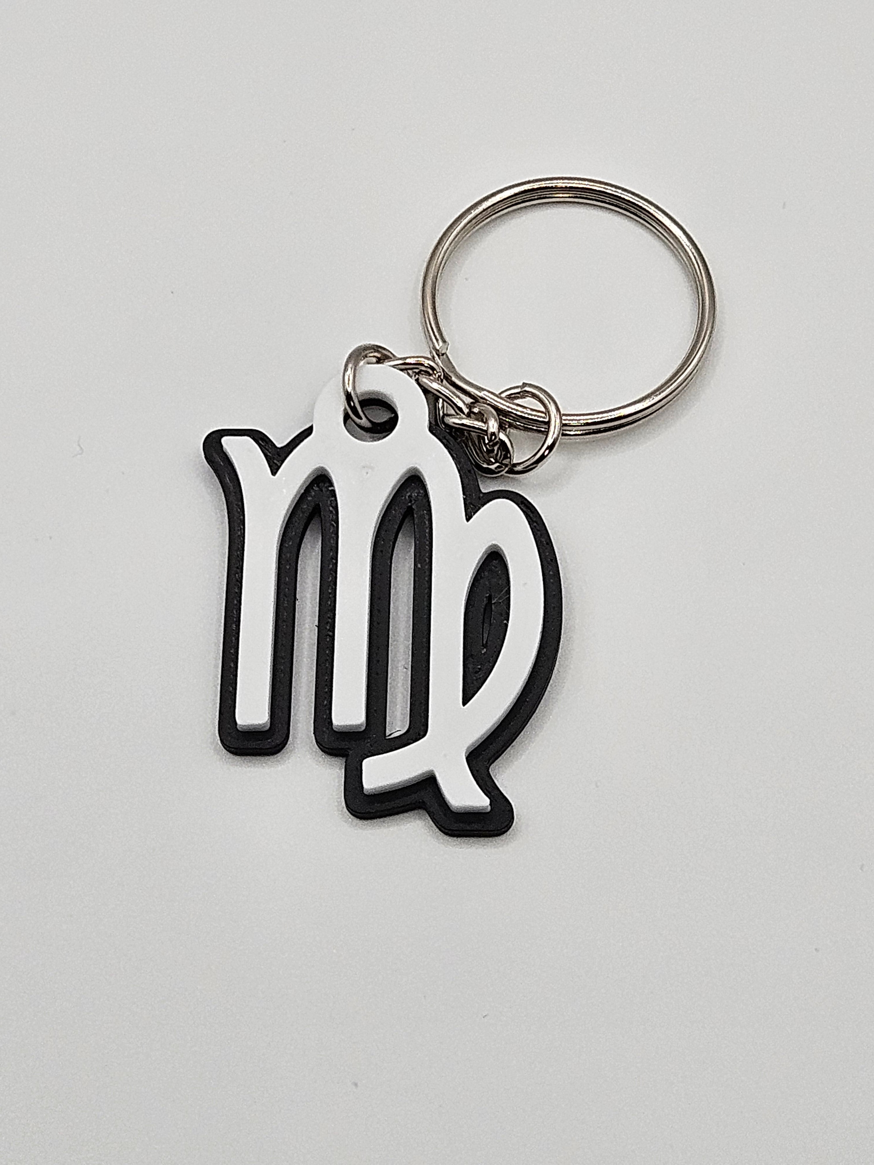 Zodiac Sign Keychain – 3D Printed Accessory
