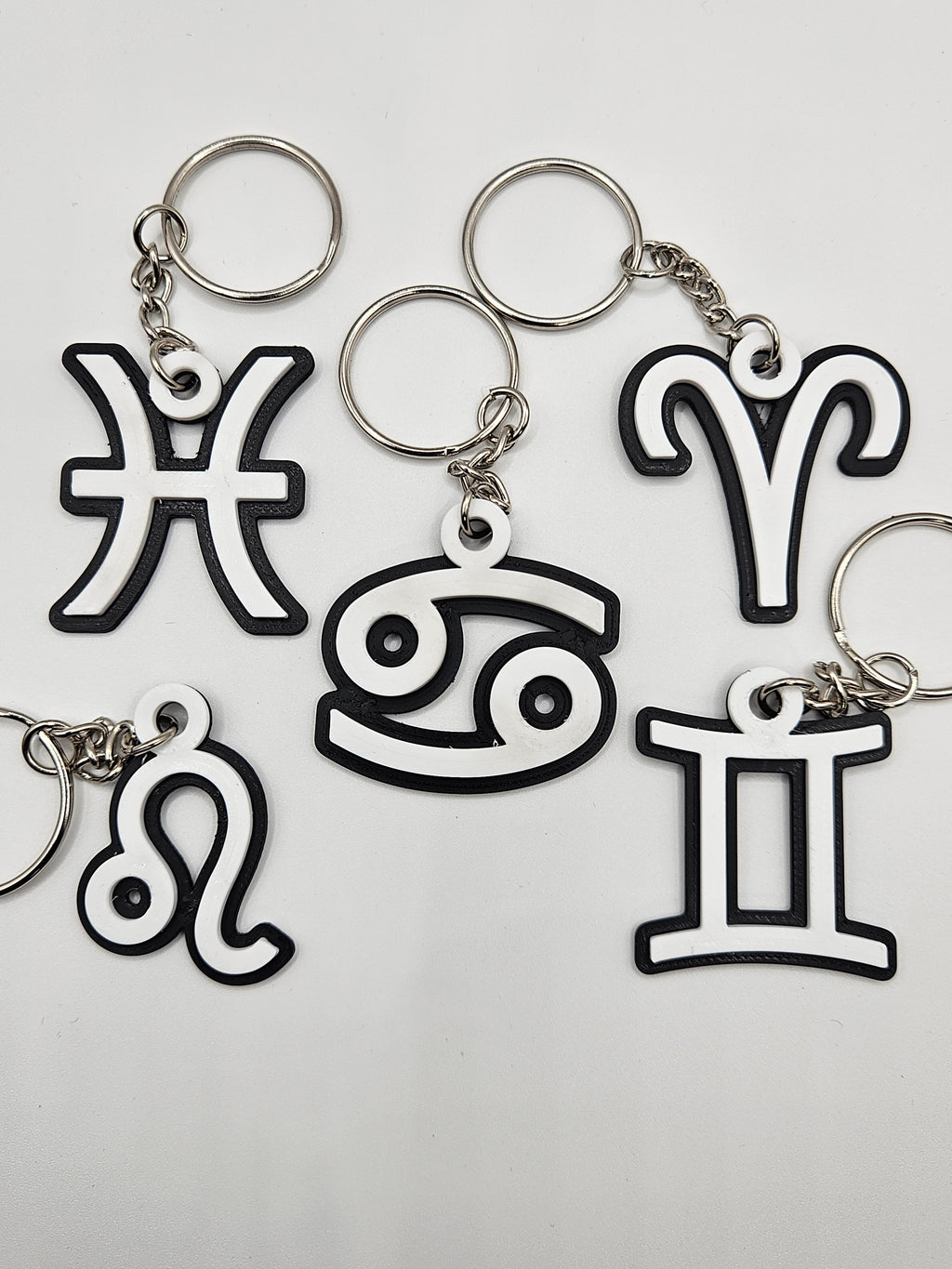 Zodiac Sign Keychain – 3D Printed Accessory