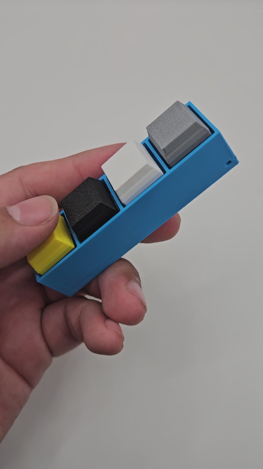 ClickBlock "I" Fidget – 3D Printed Mechanical Clicker
