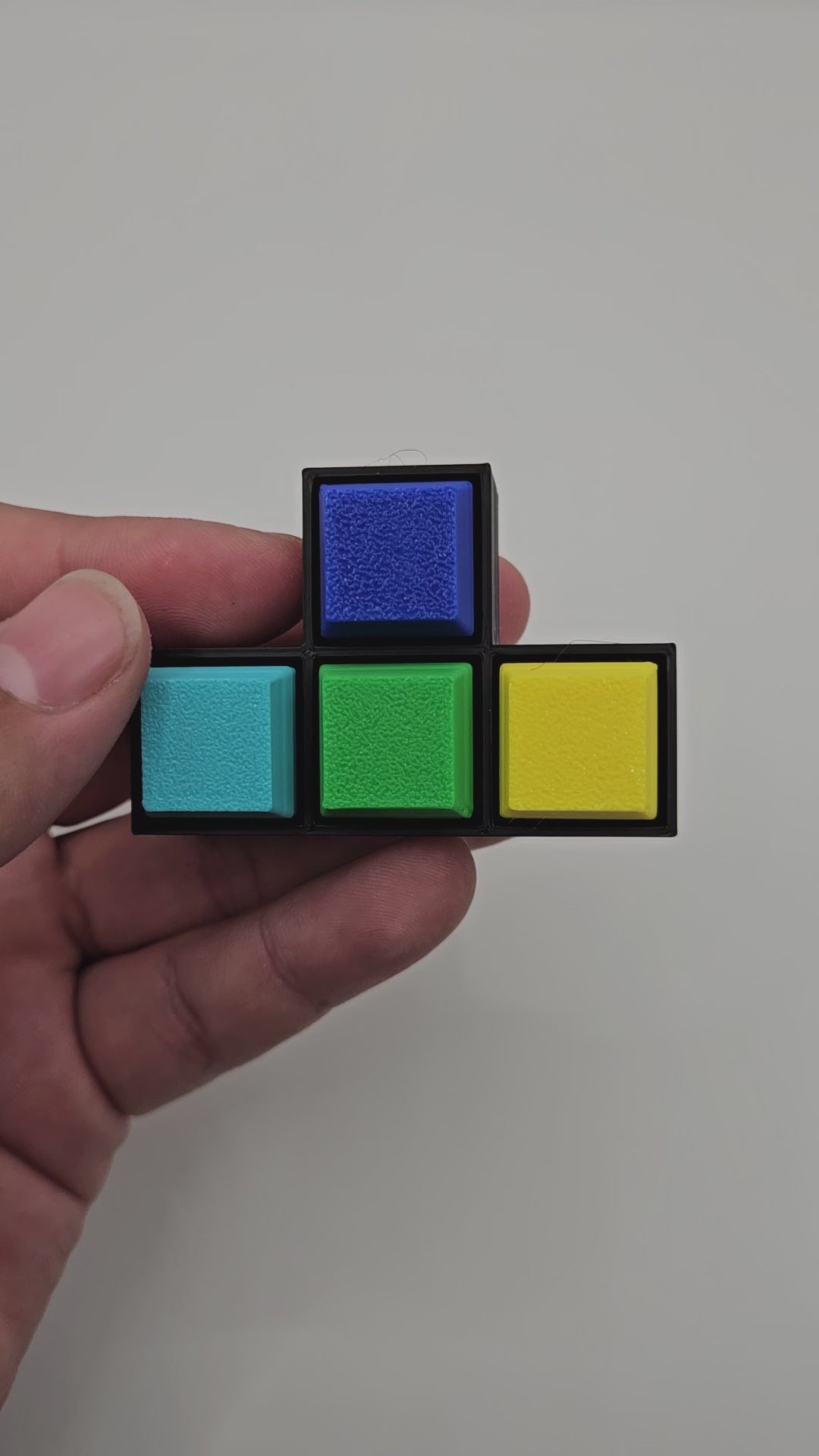 ClickBlock "T" Fidget – 3D Printed Mechanical Clicker